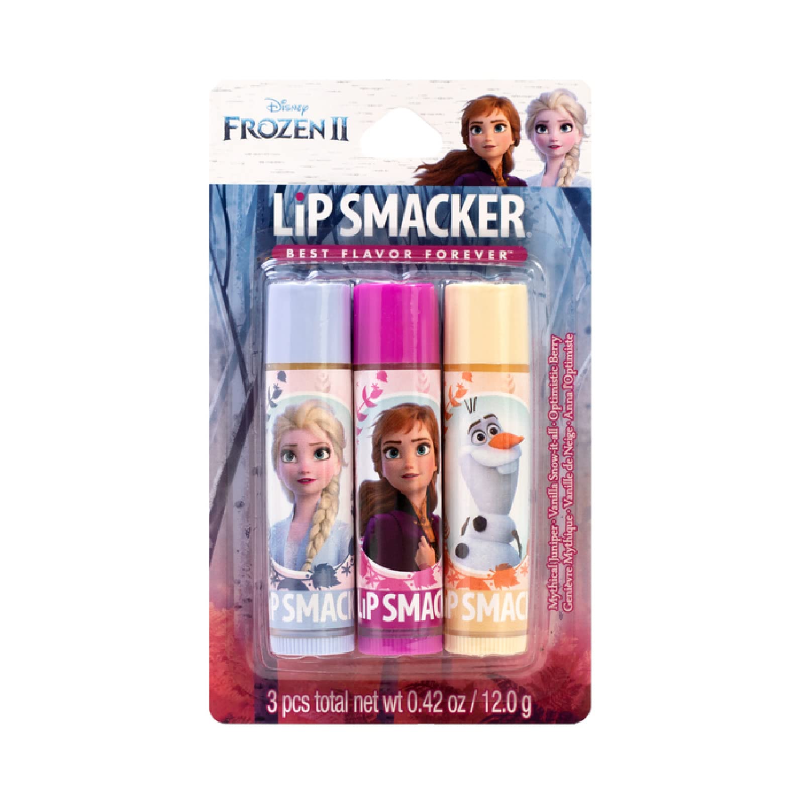 Foto 2 pulgar | Set De Bálsamo Labial Lip Smackers Disney Frozen 2 Flavored Clear - Venta Internacional.