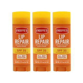 Foto 1 | Bálsamo Labial O'keeffe's Lip Repair Spf 35, Paquete De 3 - Venta Internacional.