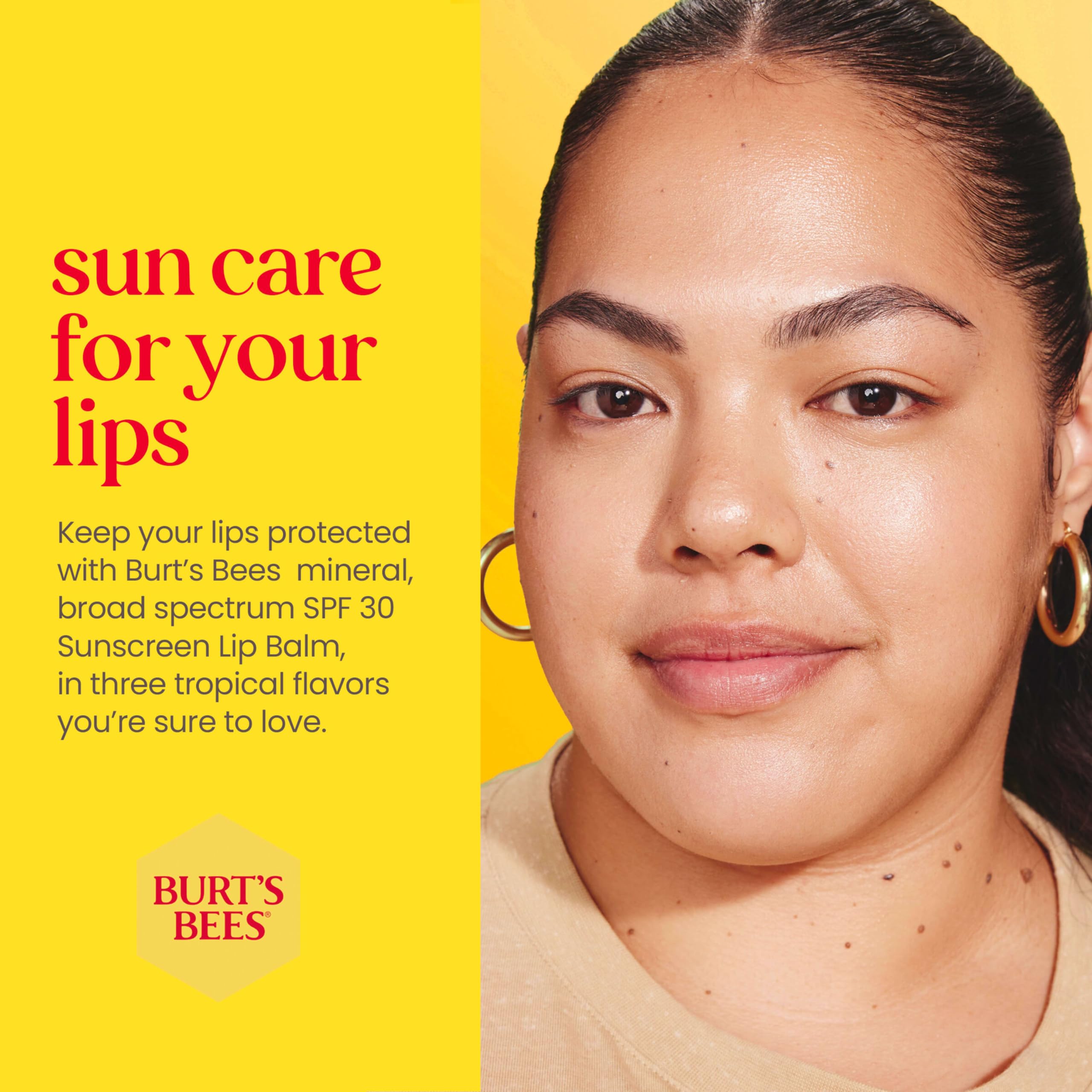 Foto 4 | Bálsamo Labial Burt's Bees Beaches & Cream Sun Care Spf 30 (paquete De 3) - Venta Internacional.