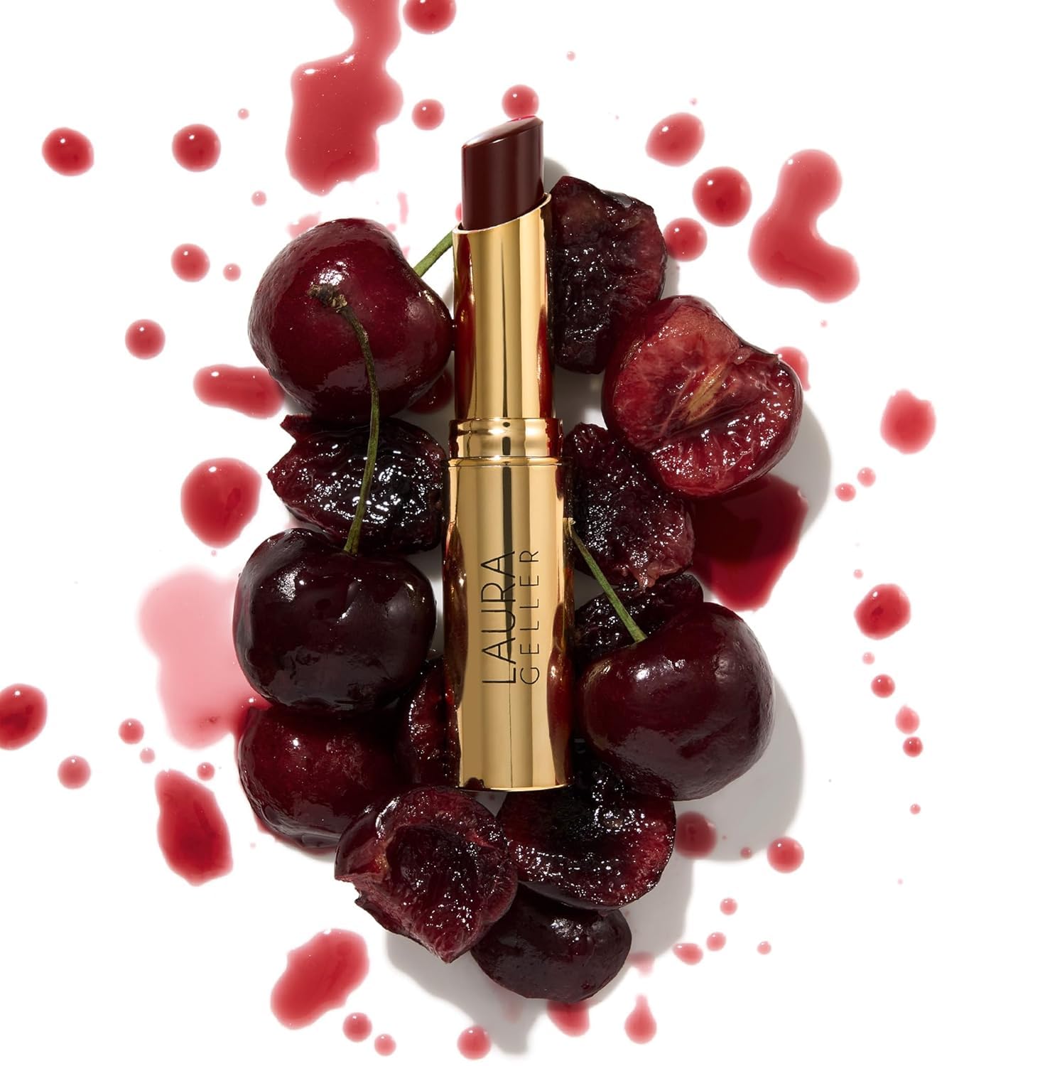 Foto 4 pulgar | Color De Labios Teñido Laura Geller New York Jelly Balm Cherry - Venta Internacional.