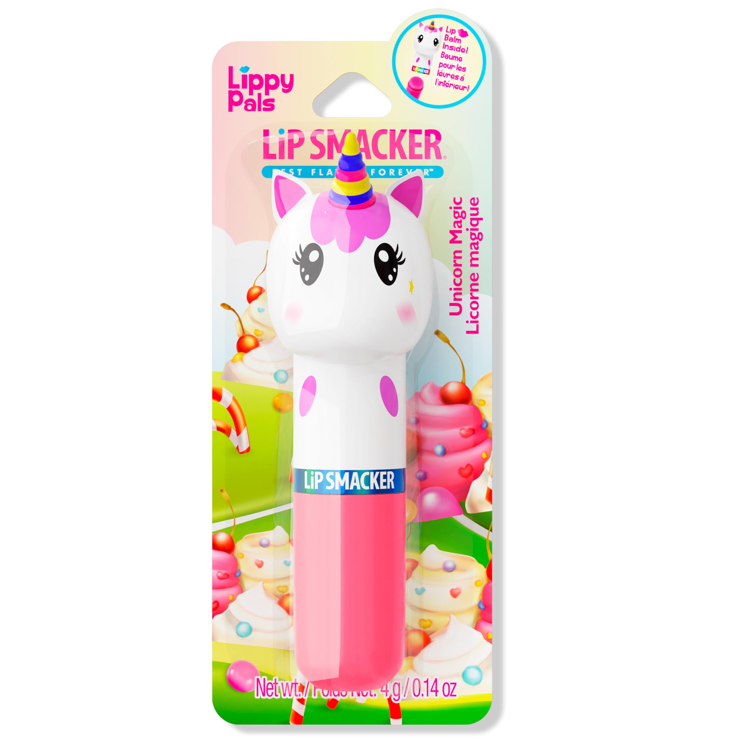 Foto 2 pulgar | Bálsamo Labial Lip Smacker Lippy Pals Con Sabor A Unicornio Vegano - Venta Internacional.