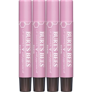 Foto 1 | Set De Tinte Labial Burt's Bees Shimmer Guava Hidratante, Paquete De 4 - Venta Internacional.