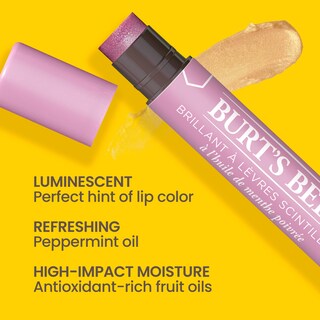 Foto 2 | Set De Tinte Labial Burt's Bees Shimmer Guava Hidratante, Paquete De 4 - Venta Internacional.