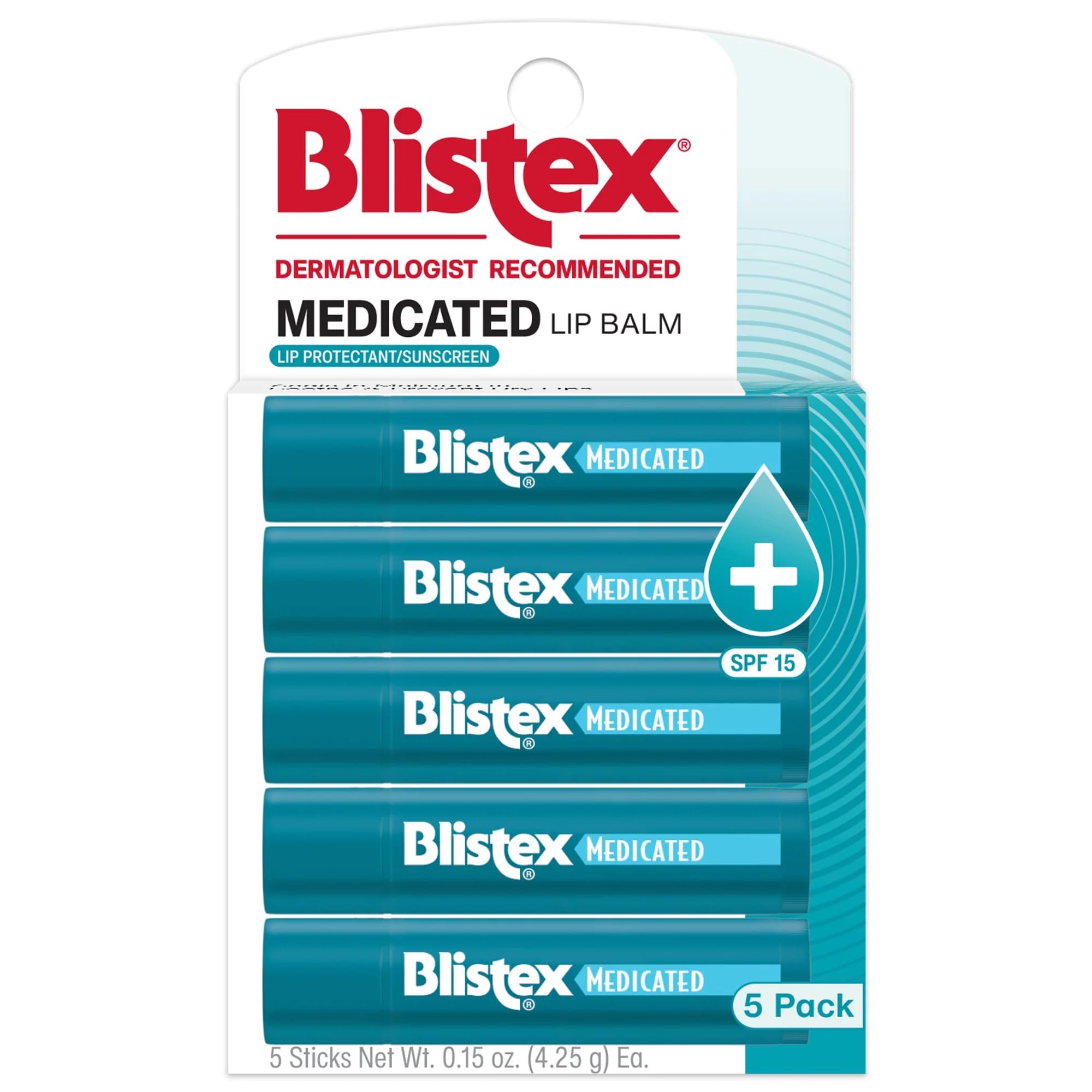 Foto 2 pulgar | Bálsamo Labial Blistex Medication, 5 Veces, 4,4 Ml, Spf15, Calma Y Protege - Venta Internacional.