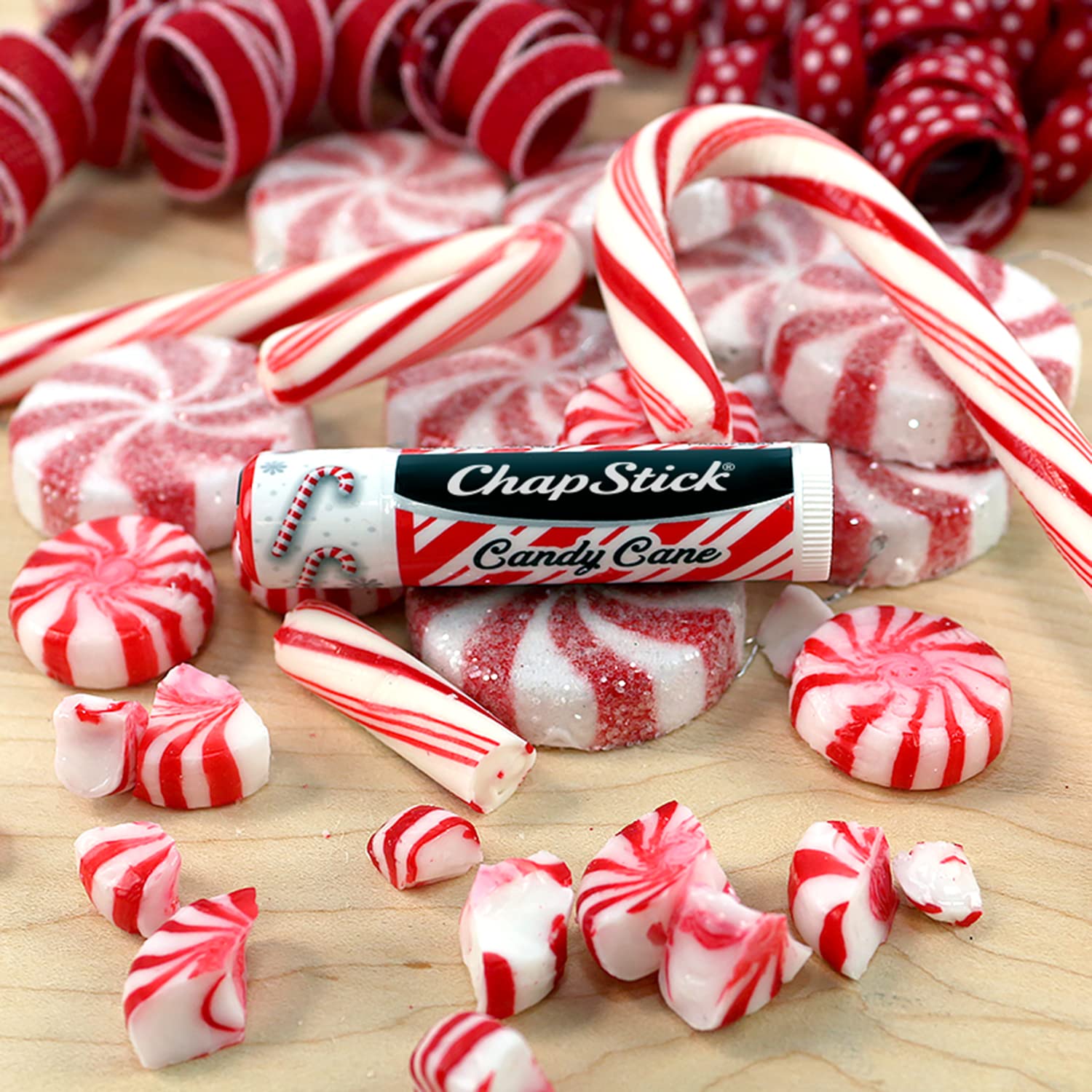 Foto 2 | Bálsamo Labial Chapstick Candy Cane Peppermint 4,4 Ml - Venta Internacional.