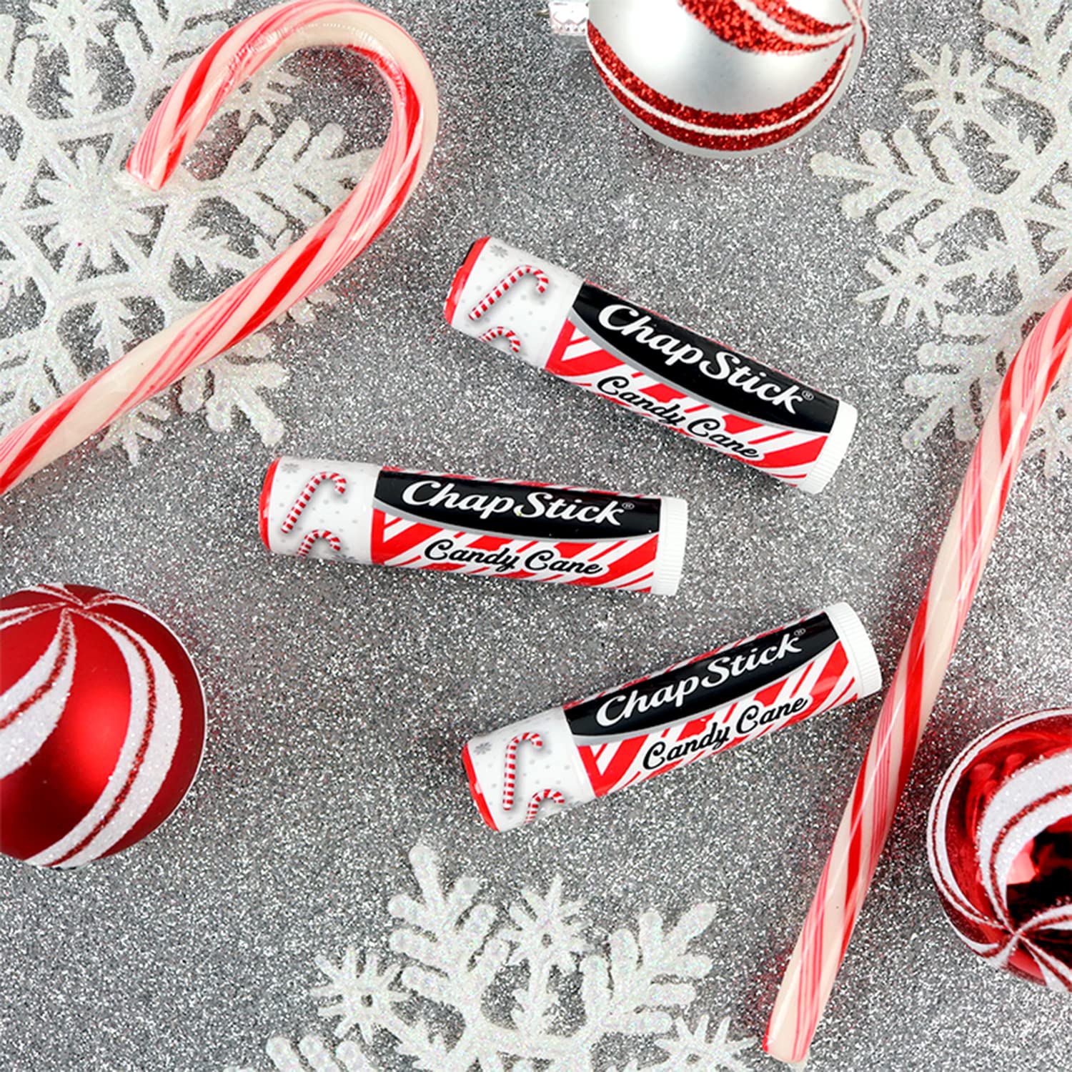 Foto 3 | Bálsamo Labial Chapstick Candy Cane Peppermint 4,4 Ml - Venta Internacional.