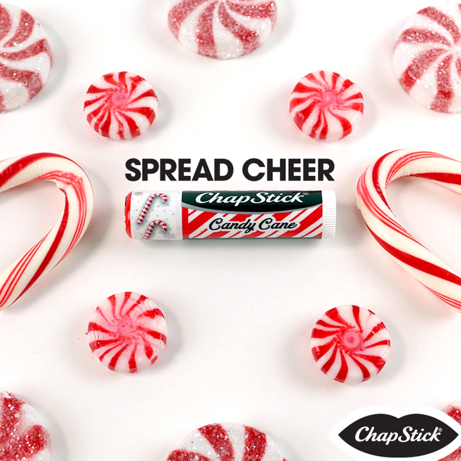 Foto 6 | Bálsamo Labial Chapstick Candy Cane Peppermint 4,4 Ml - Venta Internacional.