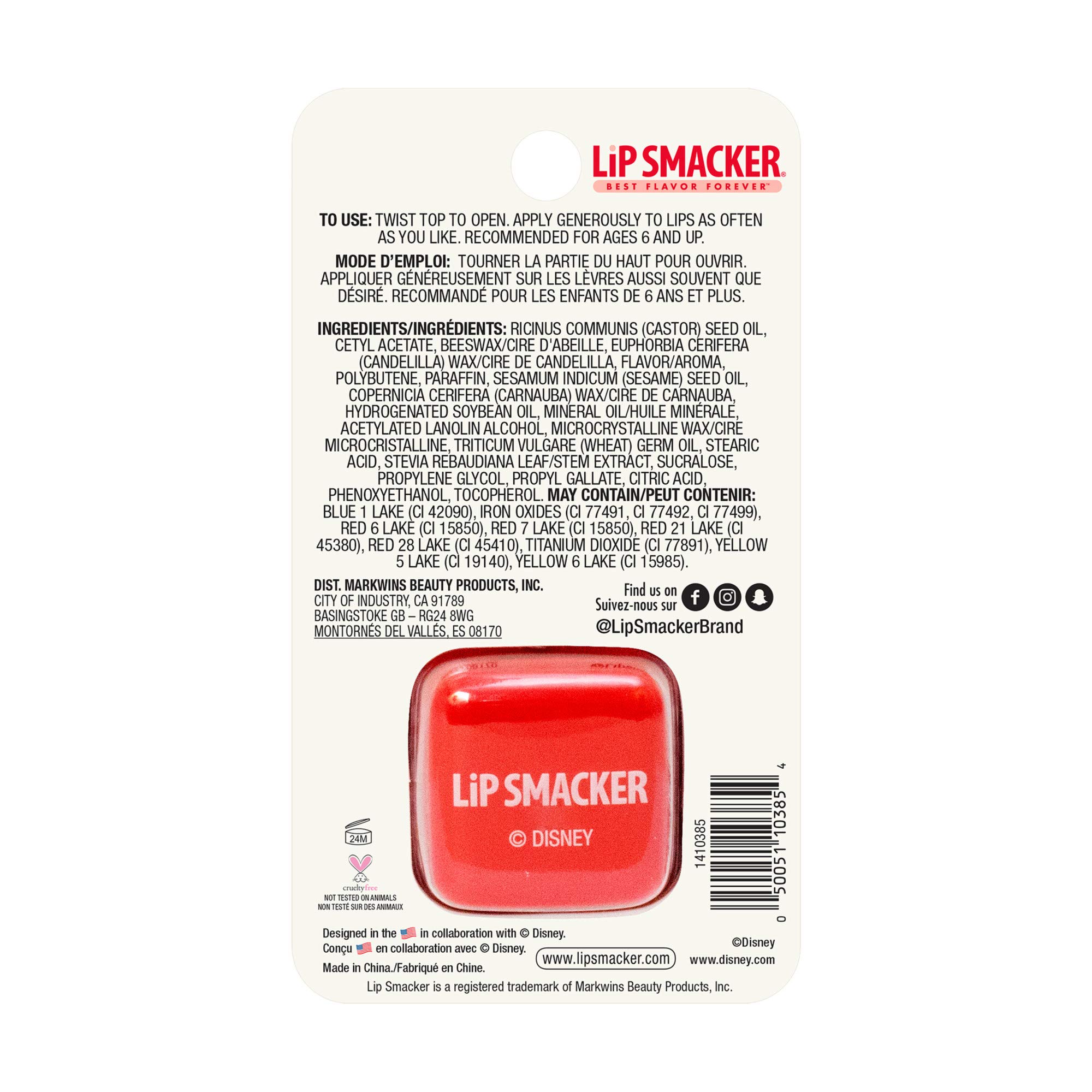 Foto 5 pulgar | Bálsamo Labial Lip Smacker Disney Con Sabor A Minnie Mouse Cube - Venta Internacional.
