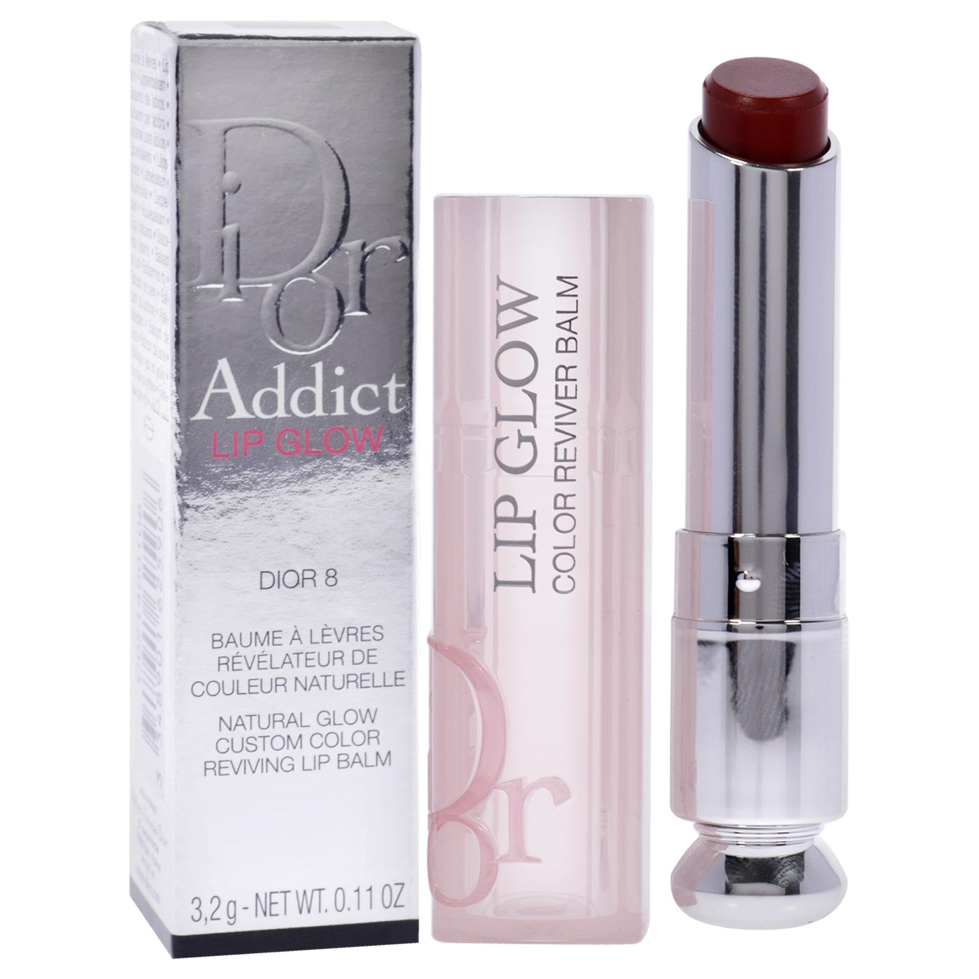 Foto 4 pulgar | Bálsamo Labial Dior Addict Lip Glow 8 Para Mujer, 3,2 Ml - Venta Internacional.