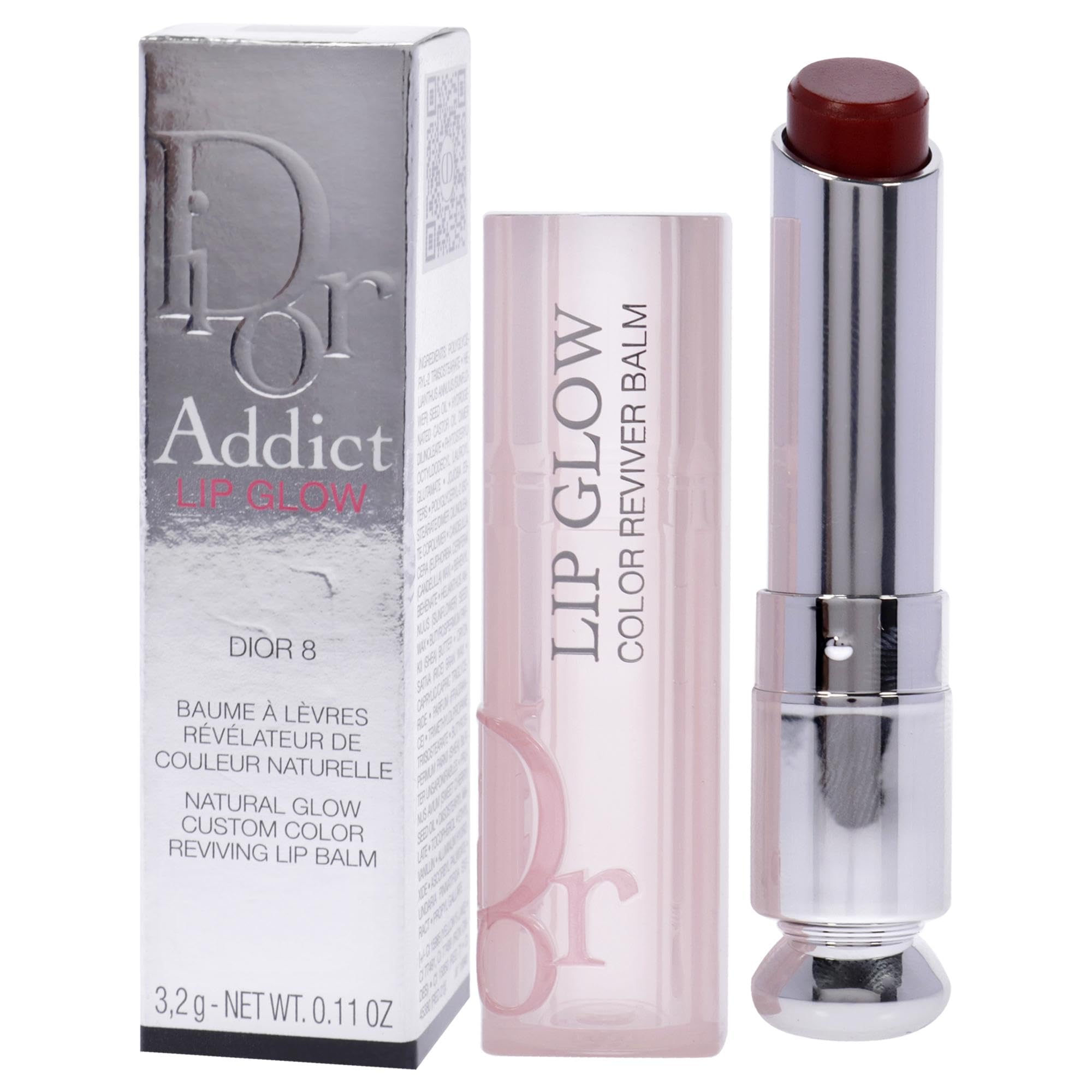 Foto 5 pulgar | Bálsamo Labial Dior Addict Lip Glow 8 Para Mujer, 3,2 Ml - Venta Internacional.