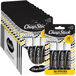 Foto 1 | Bálsamo Labial Chapstick Classic Original 36 Tubos 4,25 Ml - Venta Internacional.