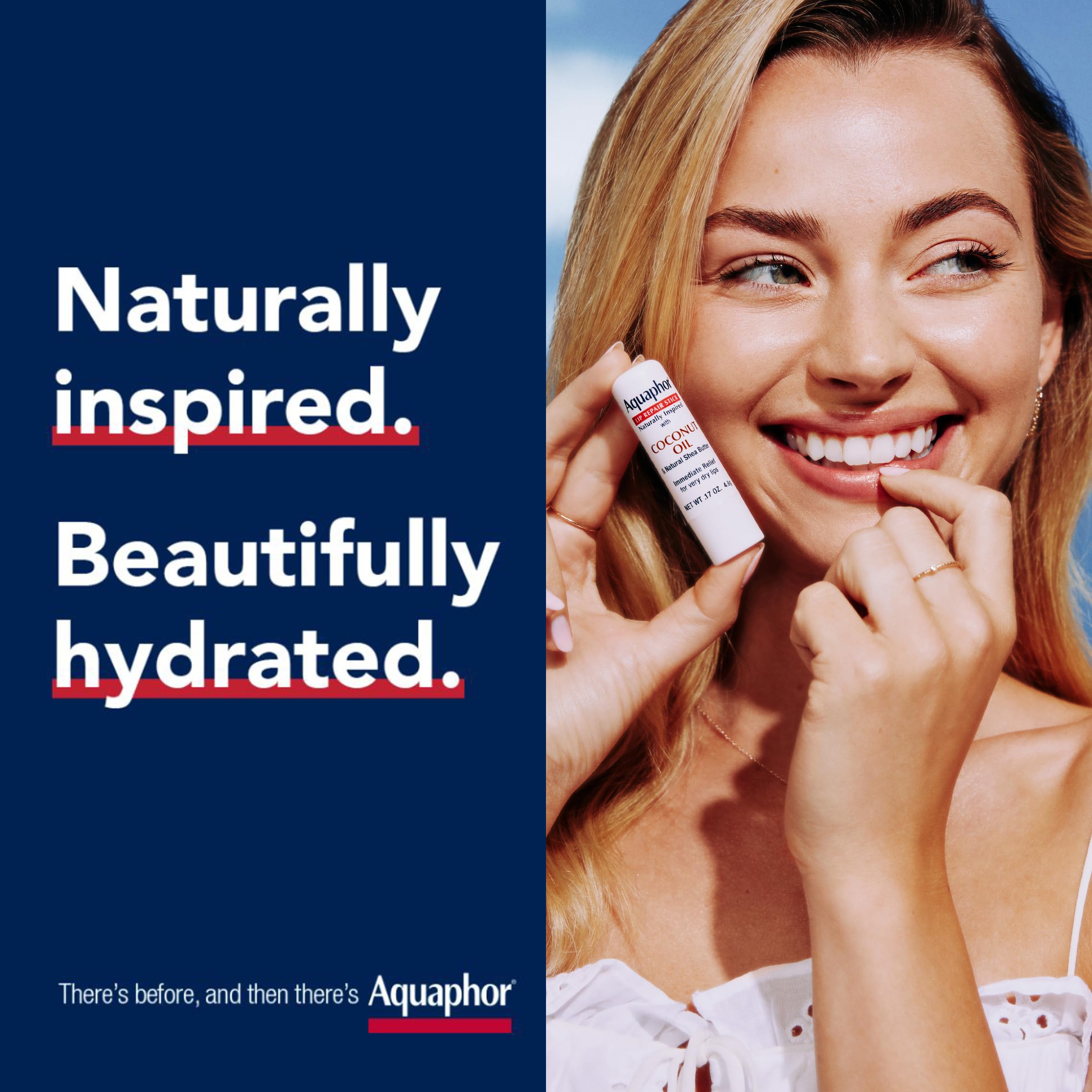 Foto 4 pulgar | Bálsamo Labial Aquaphor, Barra Reparadora De Labios De Inspiración Natural, 5 Ml - Venta Internacional.