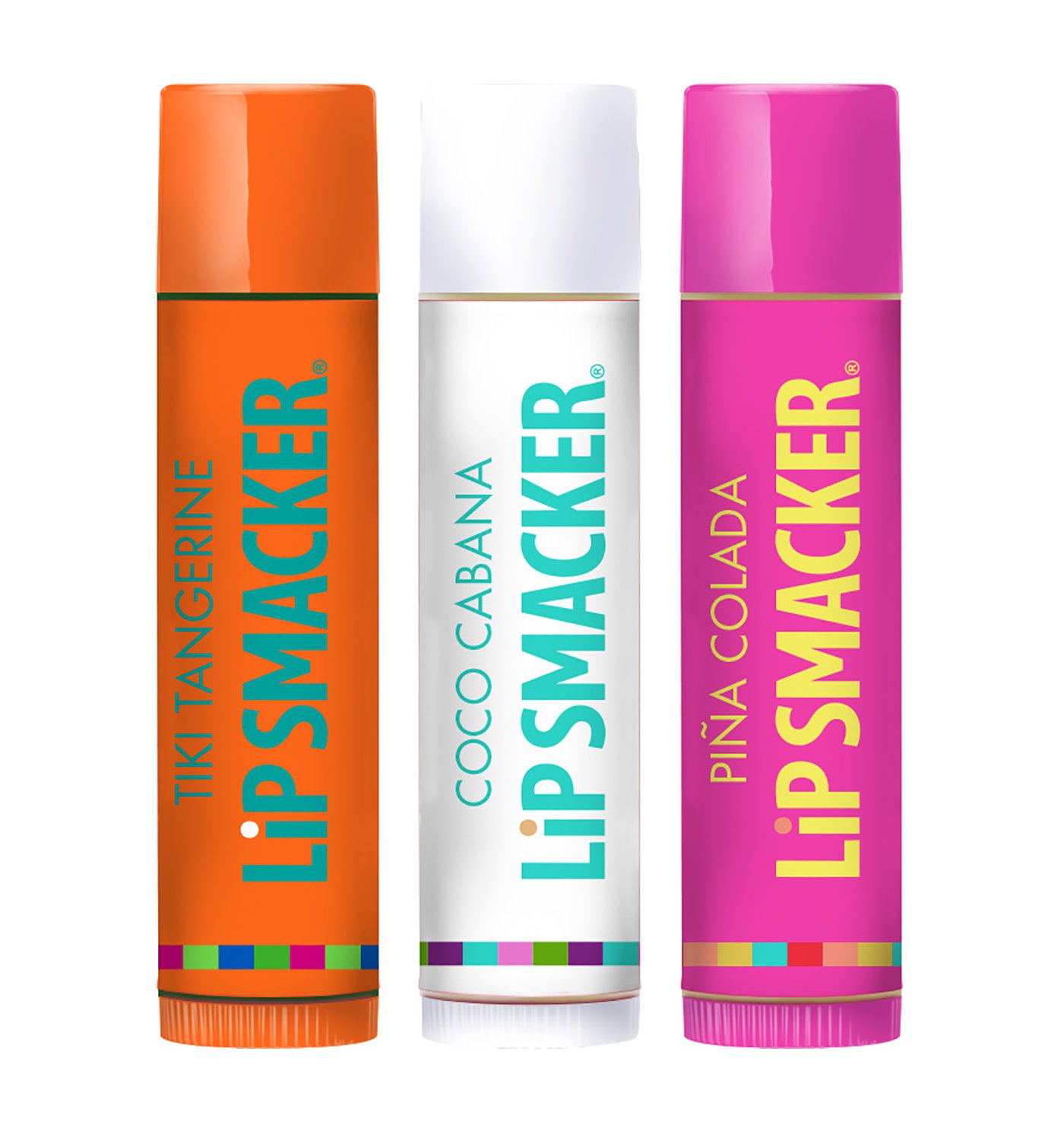 Foto 2 | Bálsamo Labial Lip Smacker Tropical Fever, Tiki Tangerine, Coco Cabana - Venta Internacional.