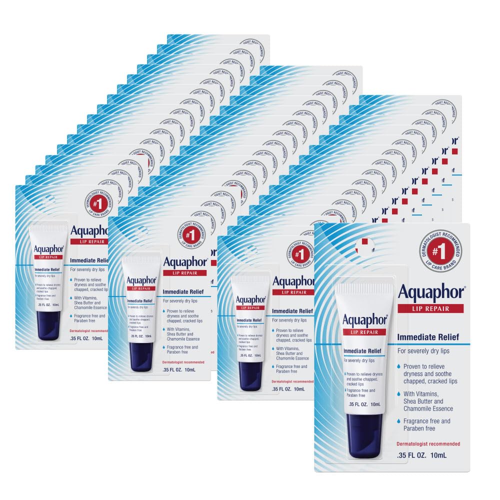 Pomada Reparadora De Labios Aquaphor, Humectante De Larga Duración, 10 Ml X 48 - Venta Internacional.
