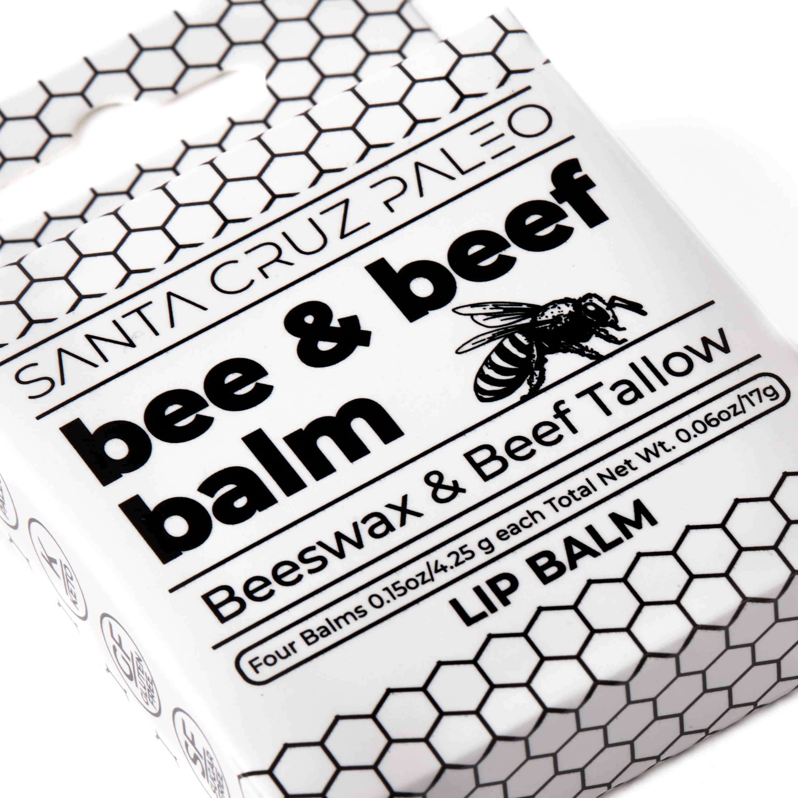 Foto 7 | Bálsamo Labial Santa Cruz Paleo, Sebo De Ternera, Cera De Abejas, Hidratante - Venta Internacional.