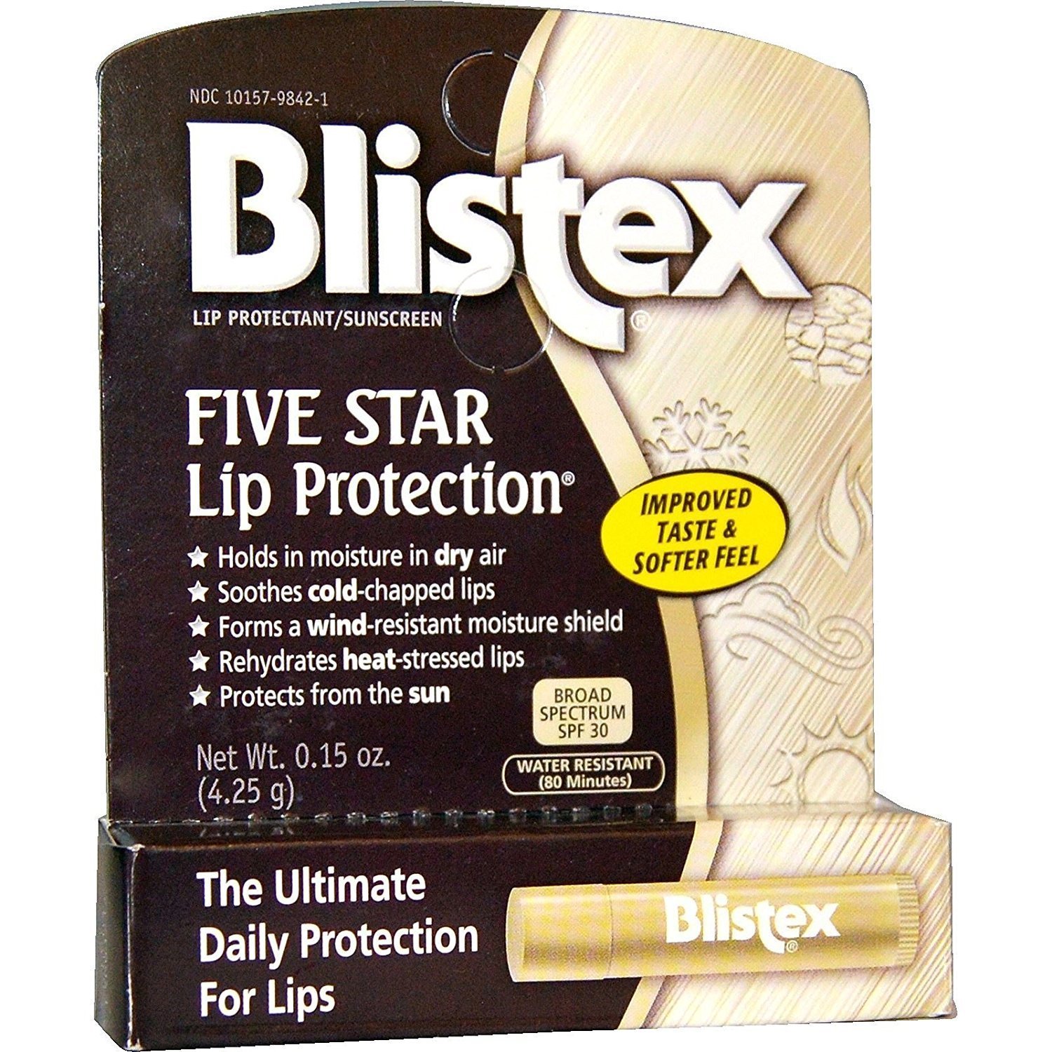 Foto 2 pulgar | Bálsamo Protector Labial Blistex Five Star Broad Spf30 4,4 Ml - Venta Internacional.