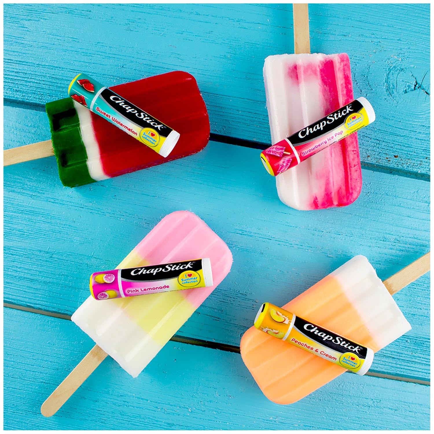 Foto 7 | Bálsamo Labial Chapstick I Love Summer, Paquete De 3 Unidades, Sandía Dulce, 4,25 Ml - Venta Internacional.