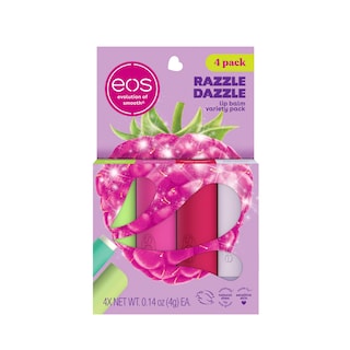 Foto 1 | Set De Regalo De Bálsamo Labial Eos Razzle Dazzle Lip Hidratator, Paquete De 4 - Venta Internacional.