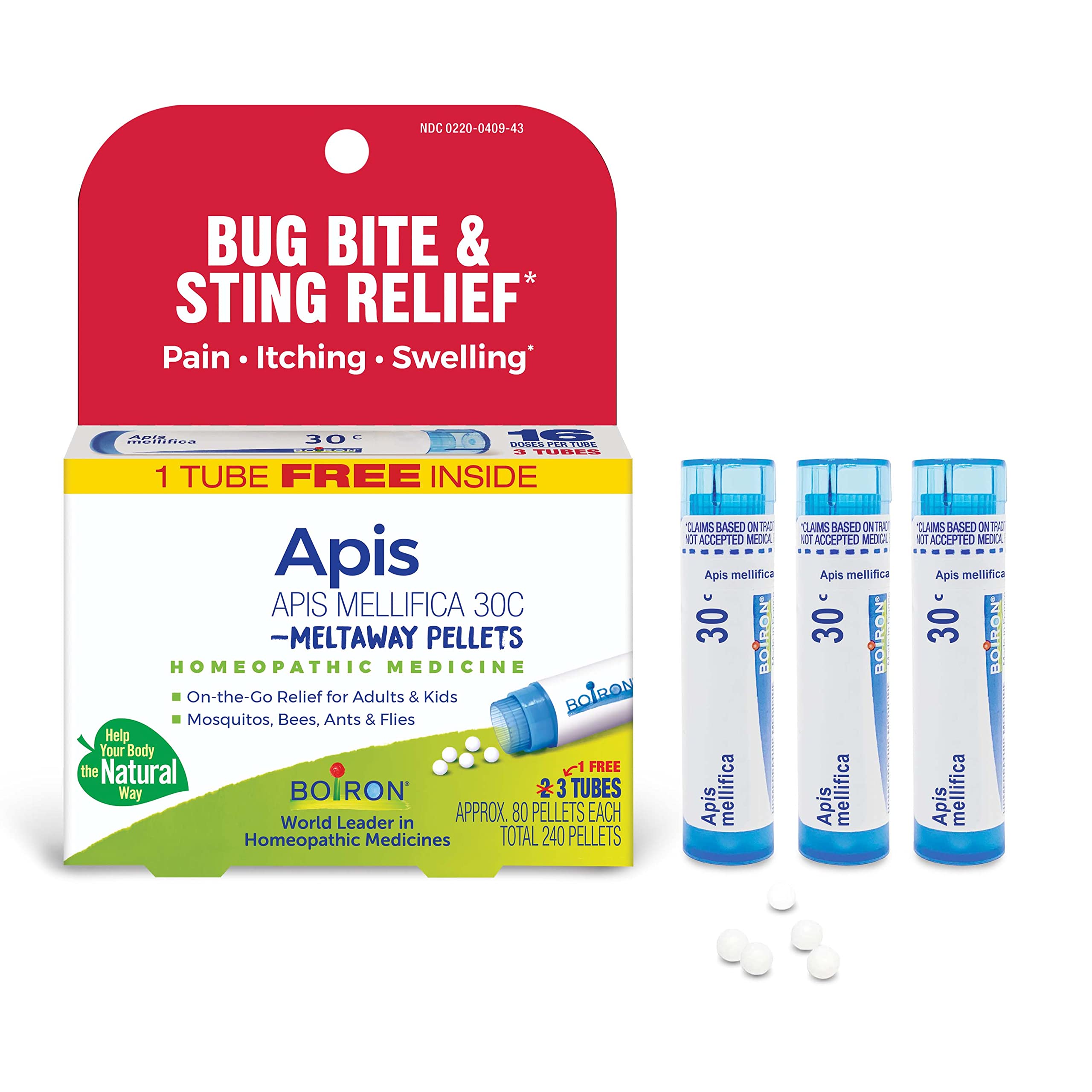 Foto 1 | Medicina Homeopática Boiron Apis Mellifica 30c, 3 Unidades - Venta Internacional.