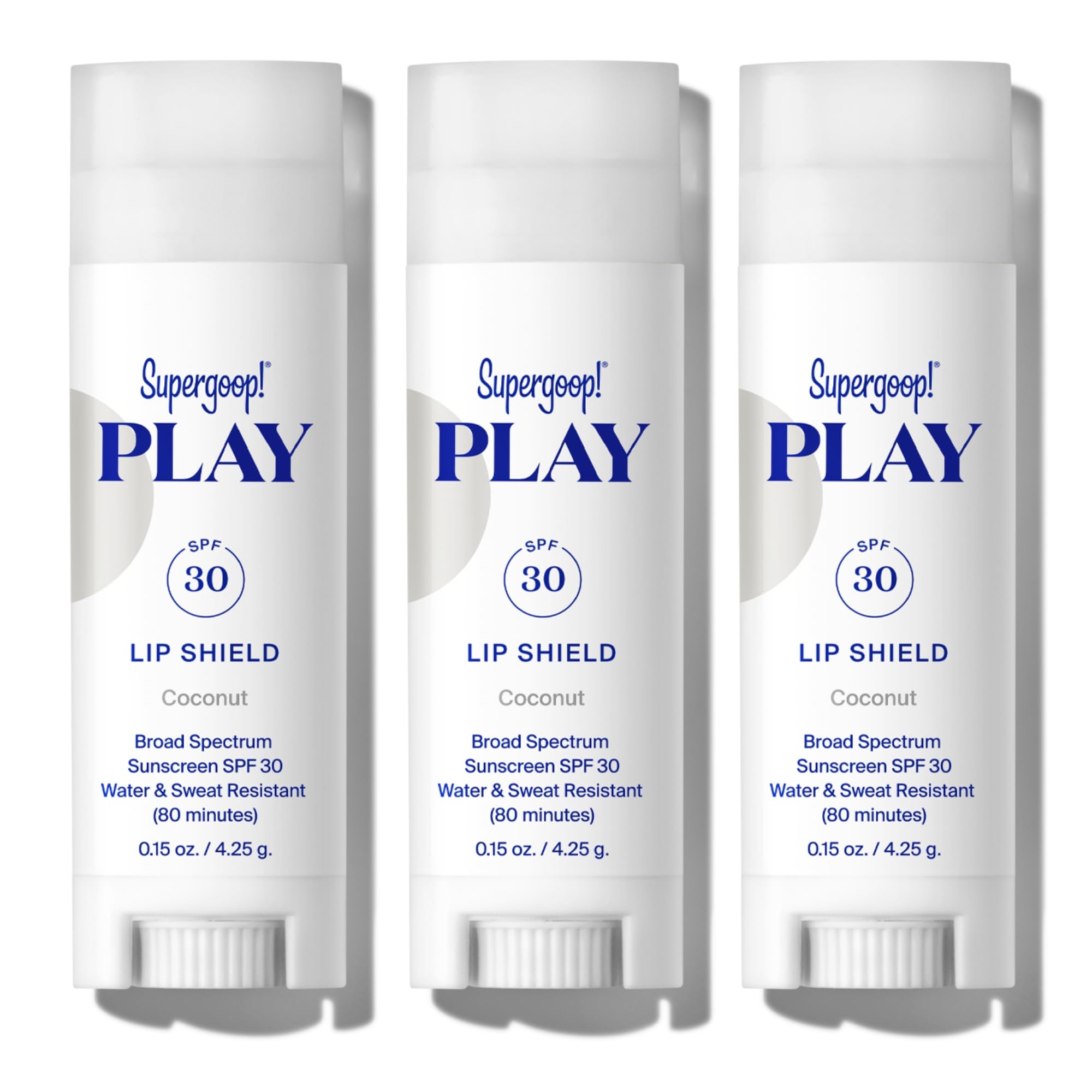 Foto 2 pulgar | Bálsamo Labial Supergoop! Protector Labial Play Spf 30 Con Coco, Paquete De 3 - Venta Internacional.