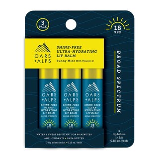 Foto 1 | Bálsamo Labial Y Protector Solar Spf 18 Oars + Alps Shine Free, Paquete De 3 - Venta Internacional.