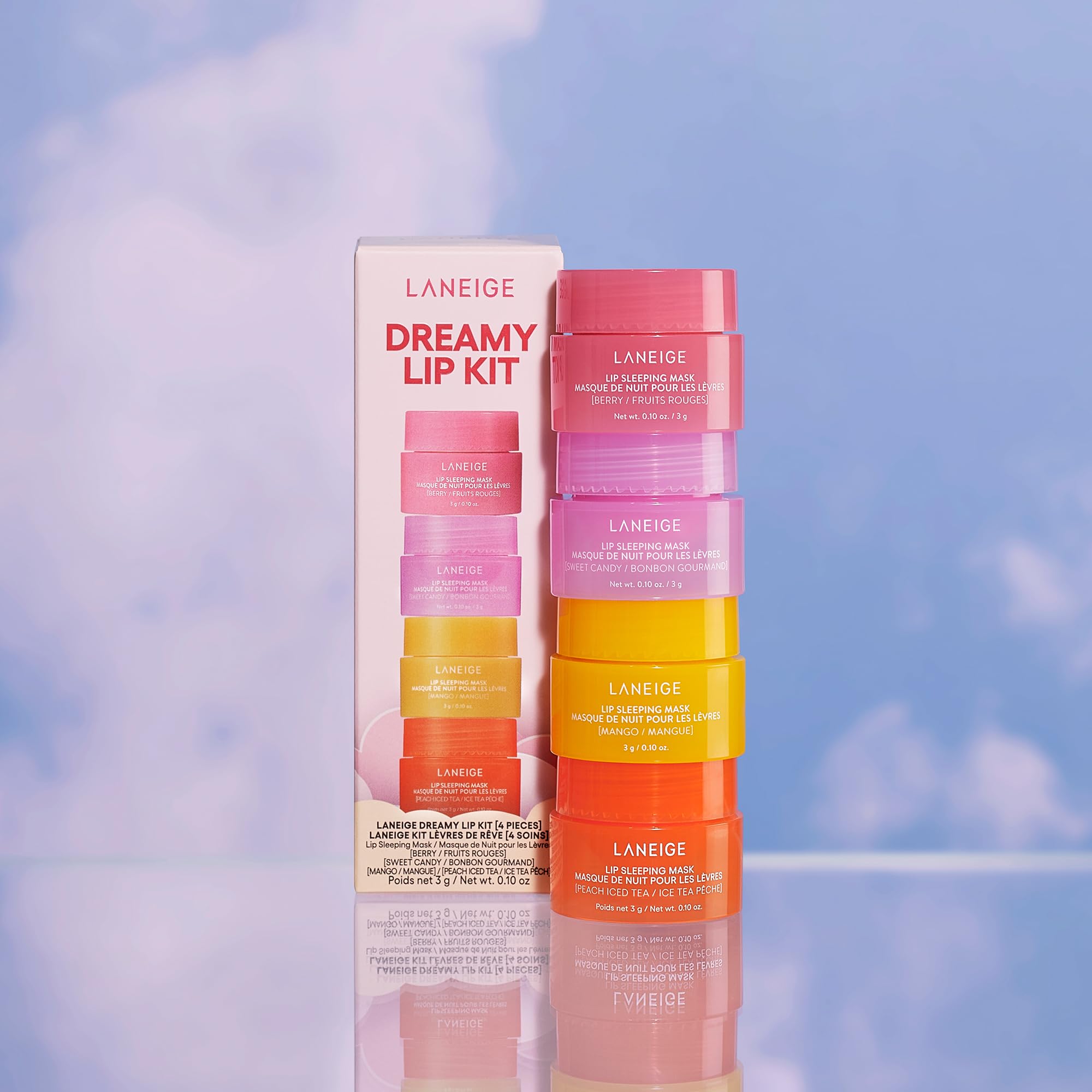 Foto 3 pulgar | Set De Mascarillas Para Dormir Para Labios Laneige Dreamy Lip Kit Con 4 Sabores - Venta Internacional.