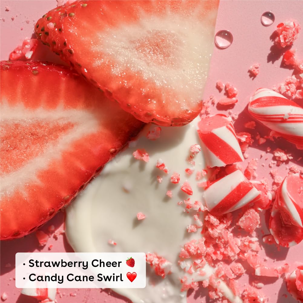 Foto 2 | Bálsamo Labial Eos Holiday Strawberry Cheer & Candy Cane Swirl, 4 Ml X 2 - Venta Internacional.