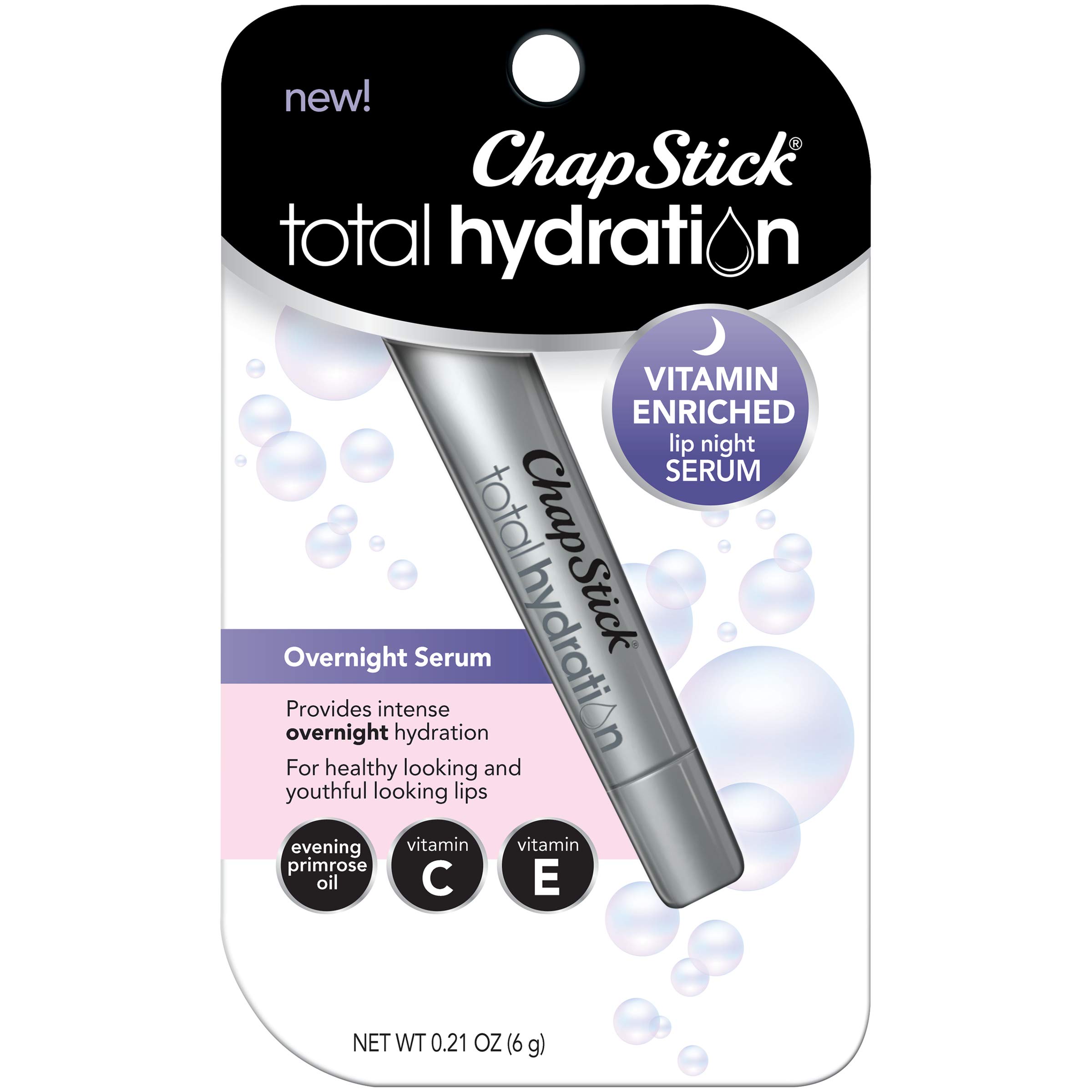 Sérum De Noche Para Labios Chapstick, Vitamina De Hidratación Total, 5 Ml - Venta Internacional.