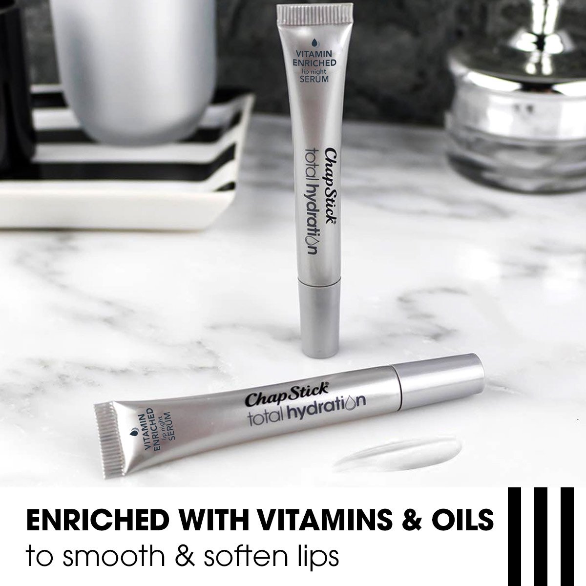Foto 4 | Sérum De Noche Para Labios Chapstick, Vitamina De Hidratación Total, 5 Ml - Venta Internacional.