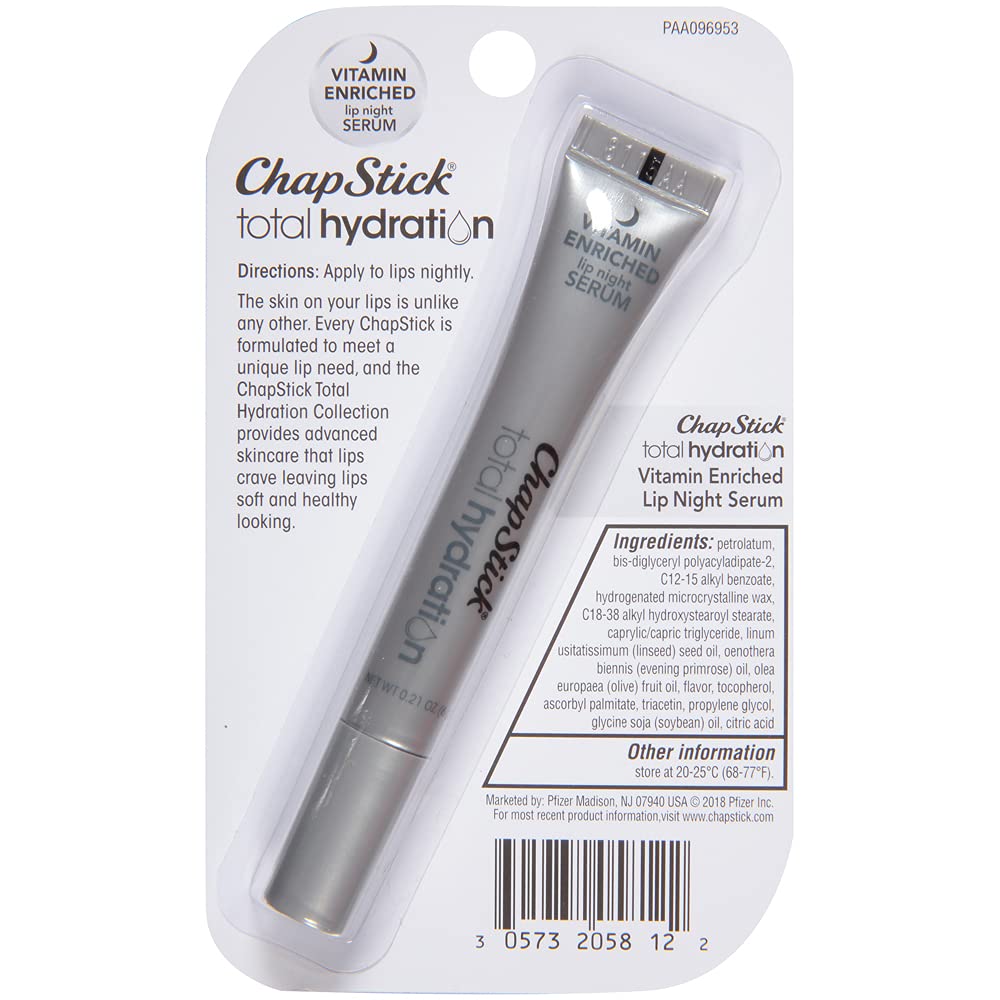 Foto 8 pulgar | Sérum De Noche Para Labios Chapstick, Vitamina De Hidratación Total, 5 Ml - Venta Internacional.