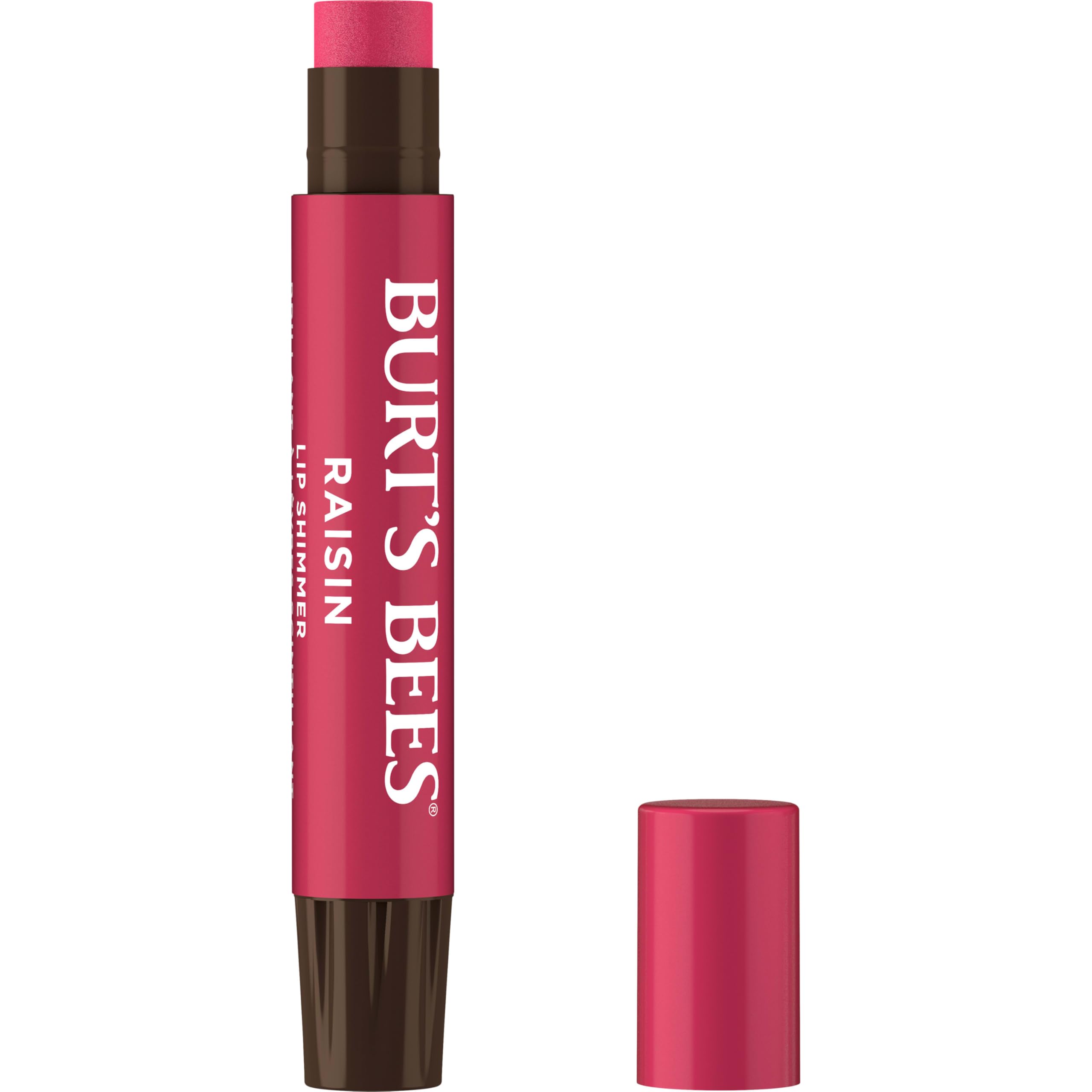 Set De Tinte Labial Burt's Bees Shimmer Raisin Tinted Lip Balm, Paquete De 1 - Venta Internacional.