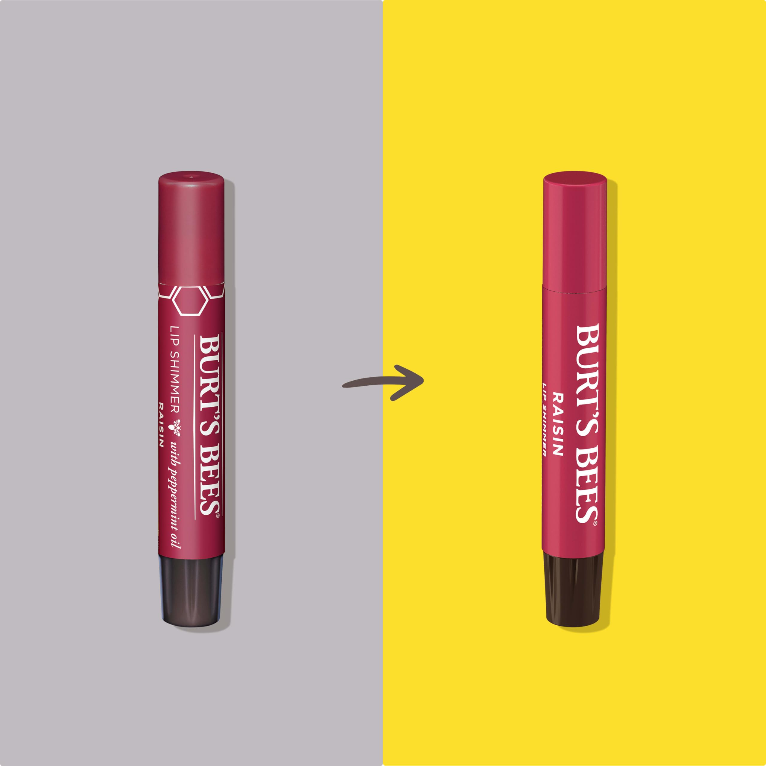 Foto 3 pulgar | Set De Tinte Labial Burt's Bees Shimmer Raisin Tinted Lip Balm, Paquete De 1 - Venta Internacional.