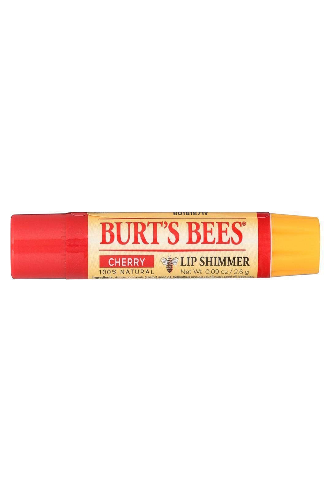 Foto 3 pulgar | Lip Shimmer Burt's Bees Cherry, Paquete De 4 Unidades, 2,6 Ml, 100% Natural - Venta Internacional.