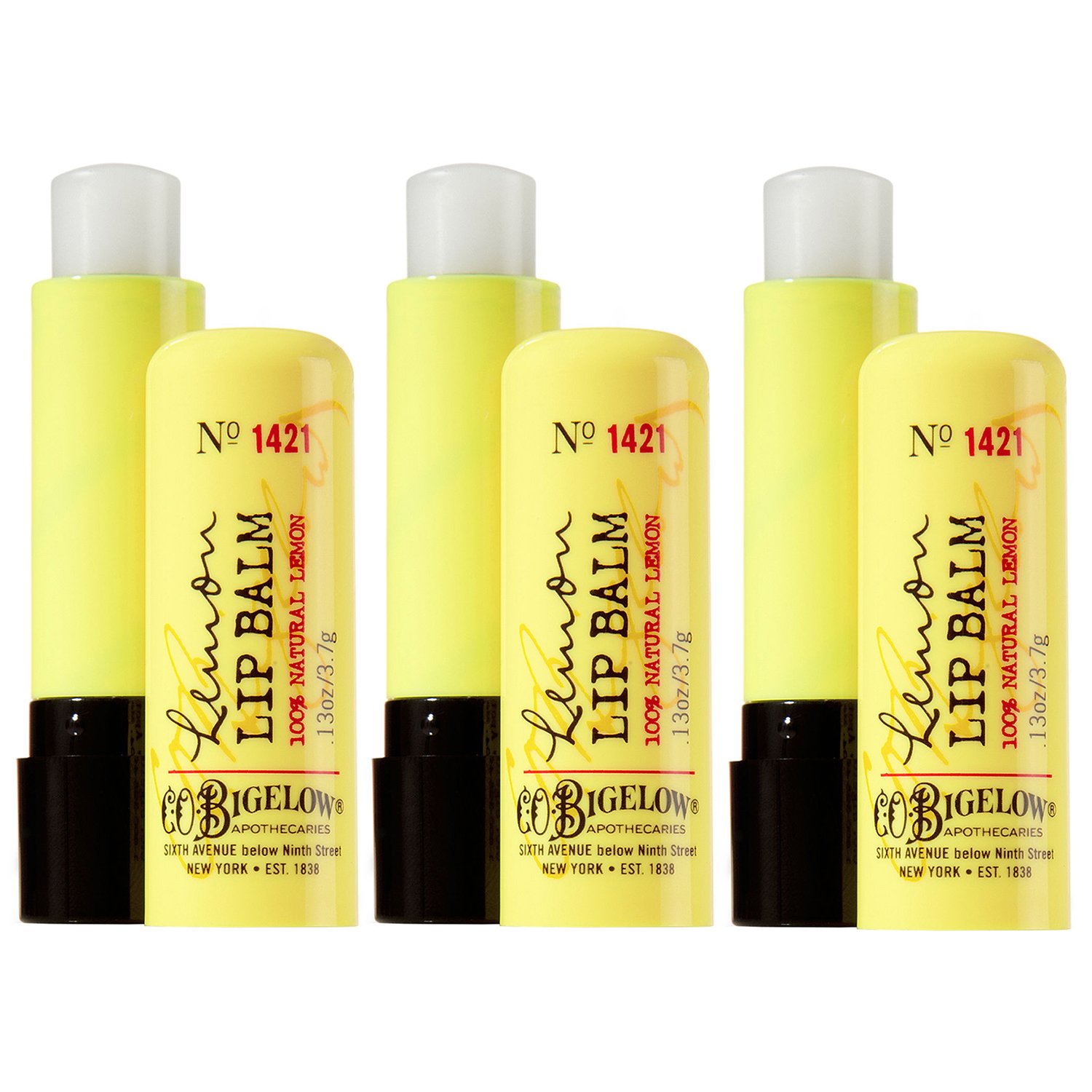 Bálsamo Labial Bath And Body Works C.o. Bigelow Lemon, Paquete De 3 - Venta Internacional.