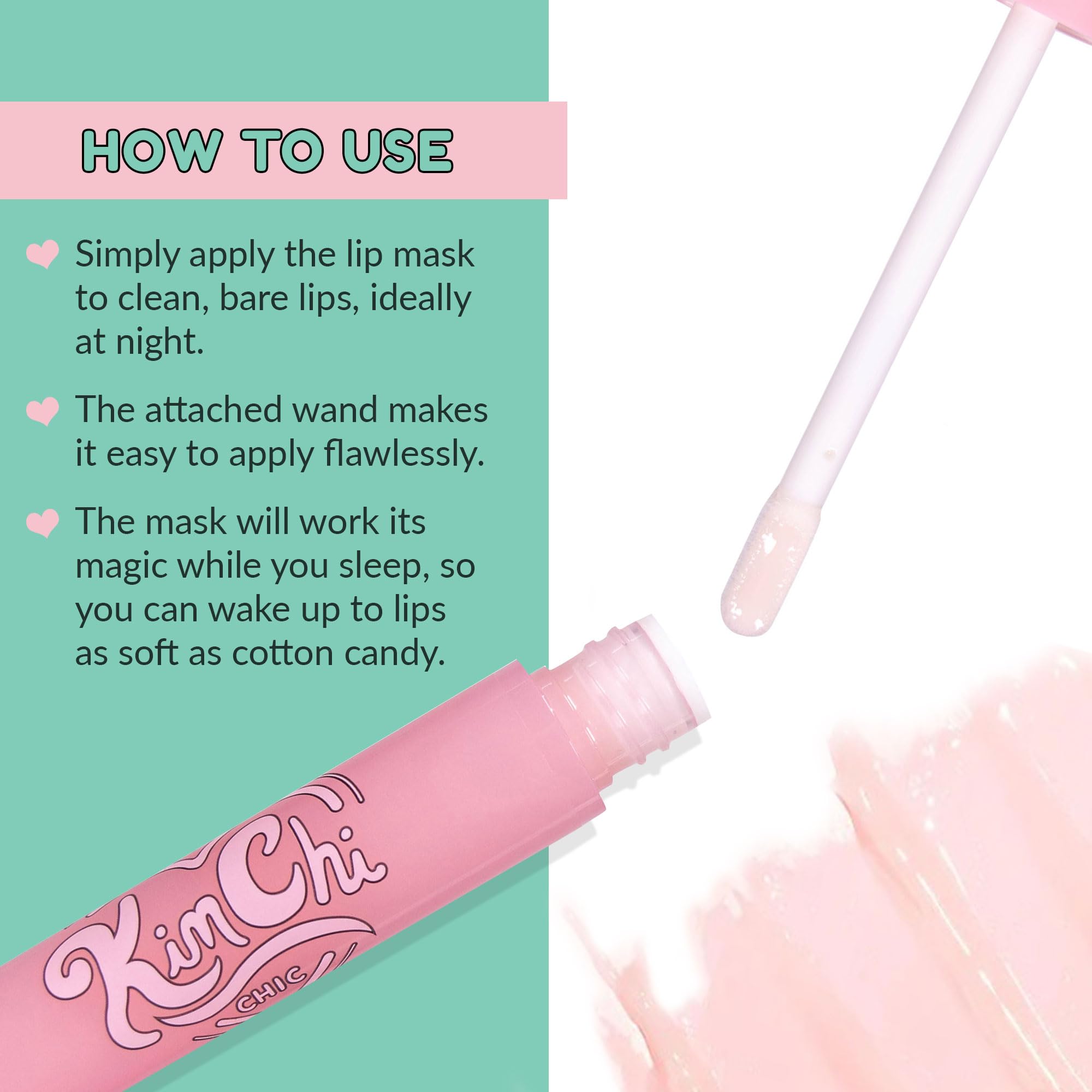 Foto 7 pulgar | Mascarilla De Labios Kimchi Chic Beauty Candy Lips Hydrating Pink 2.7 Ml - Venta Internacional.