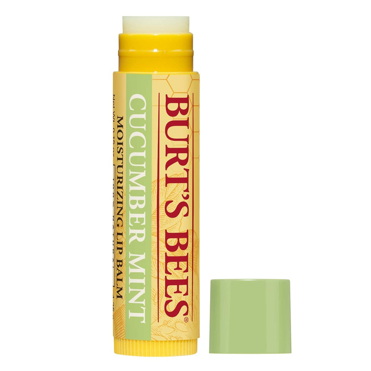 Foto 4 pulgar | Bálsamo Labial Burt's Bees 100% De Origen Natural, Pepino Y Menta X4 - Venta Internacional.