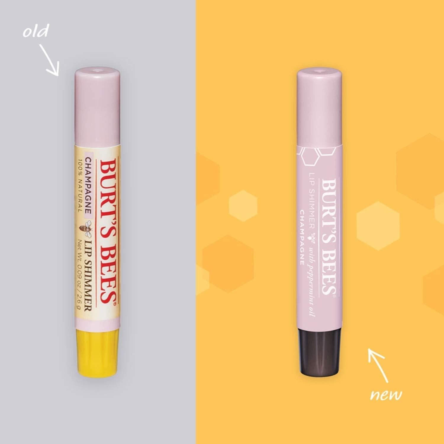 Foto 2 | Champán Lip Shimmer Burt's Bees, 2,6 Ml (paquete De 5) - Venta Internacional.