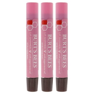 Foto 1 | Lip Shimmer Burt's Bees Strawberry Para Mujer, 2,6 Ml, Paquete De 3 - Venta Internacional.