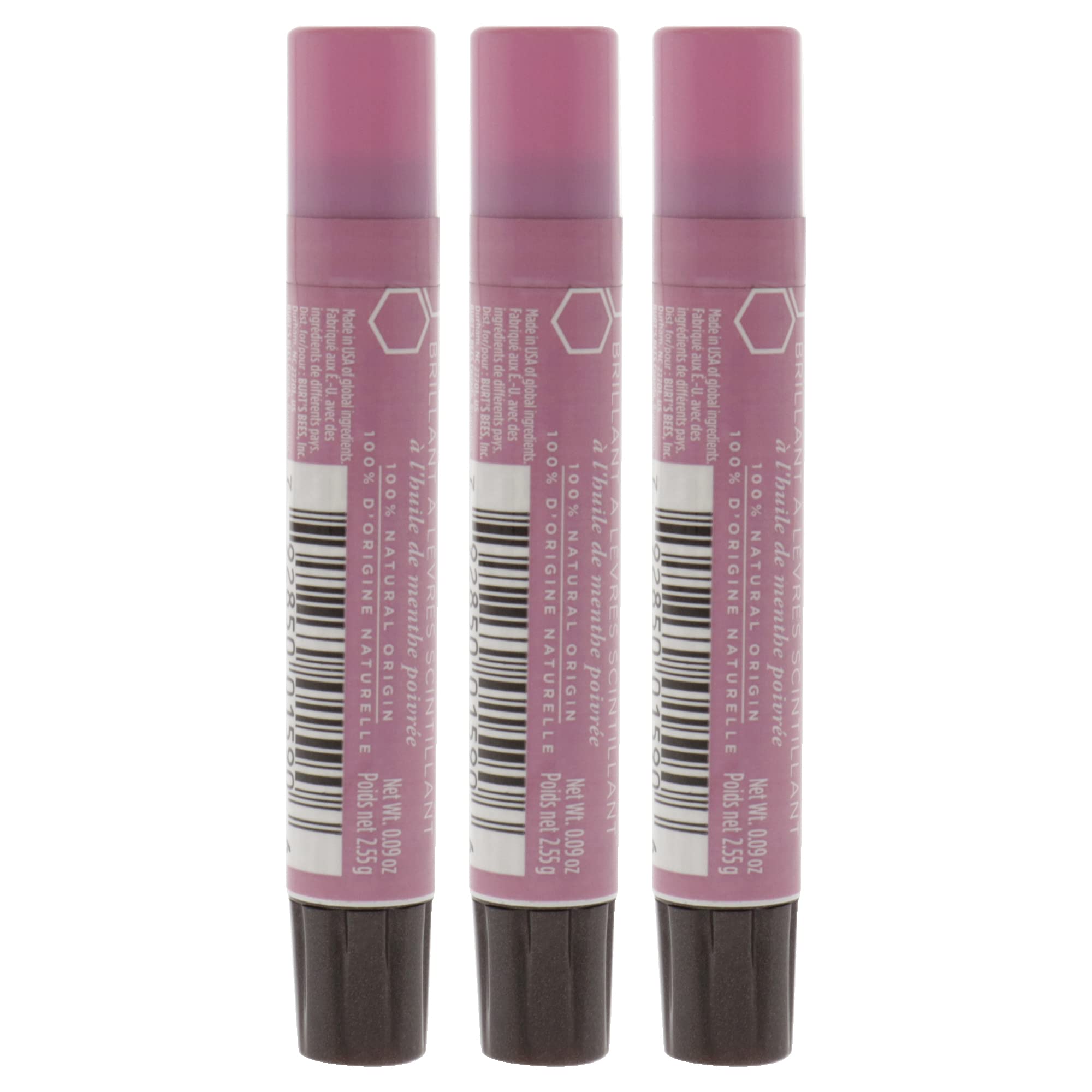 Foto 3 pulgar | Lip Shimmer Burt's Bees Strawberry Para Mujer, 2,6 Ml, Paquete De 3 - Venta Internacional.