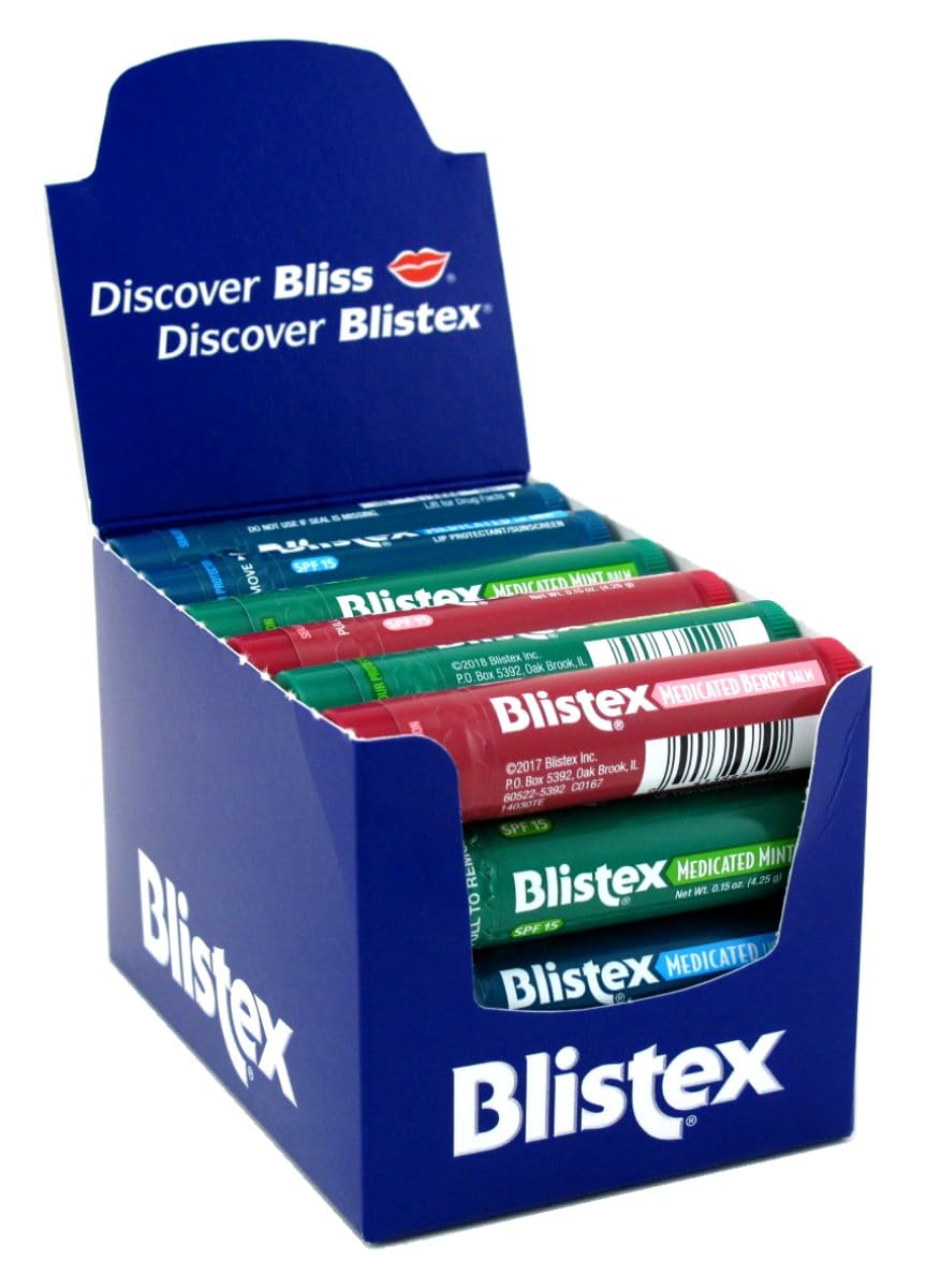 Bálsamo Medicinal Blistex 81269, Surtido, Spf 15, 4,4 Ml (paquete De 24) - Venta Internacional.