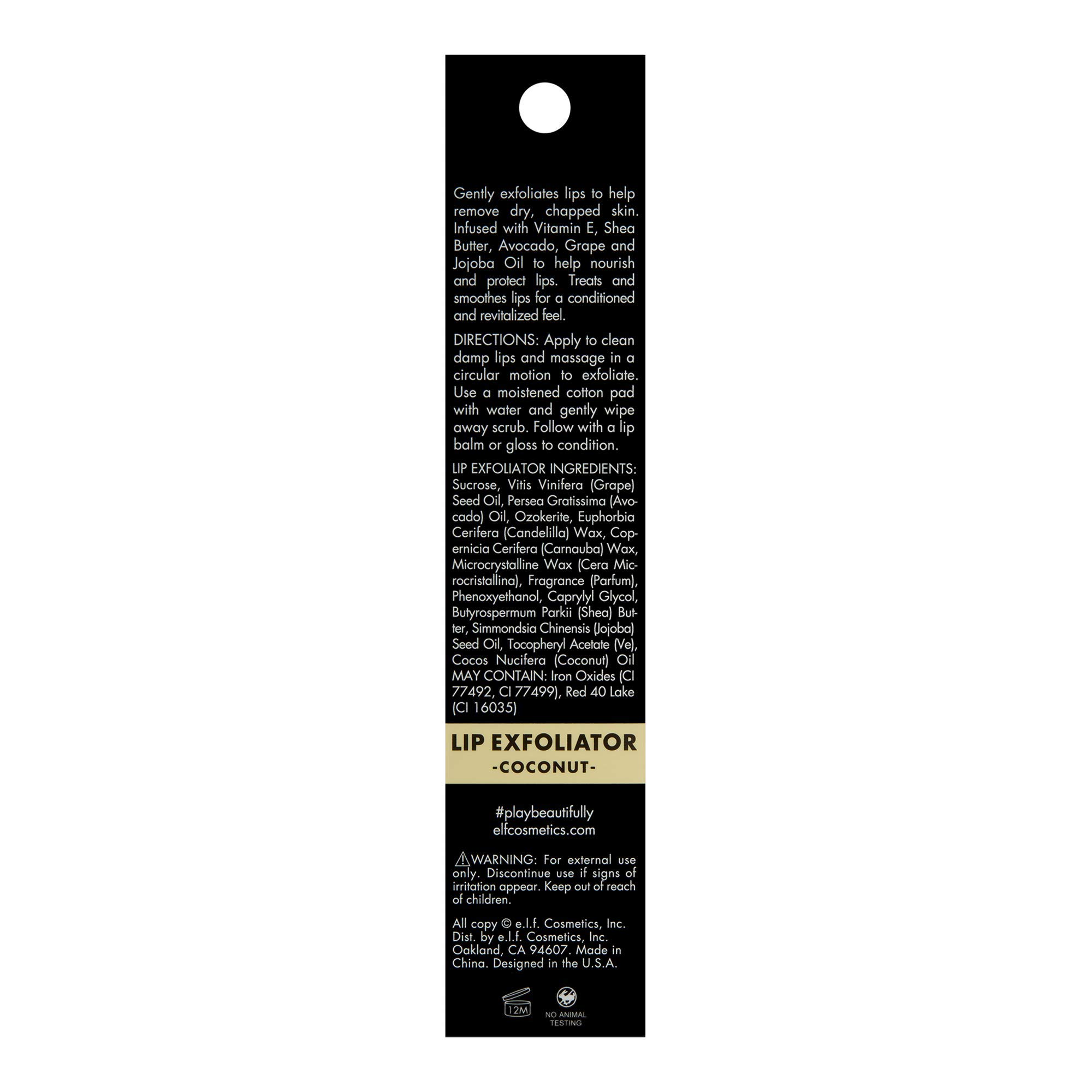 Foto 3 pulgar | Exfoliante Labial E.l.f., Suavizante Y Acondicionador Con Coco, 3 Ml - Venta Internacional.