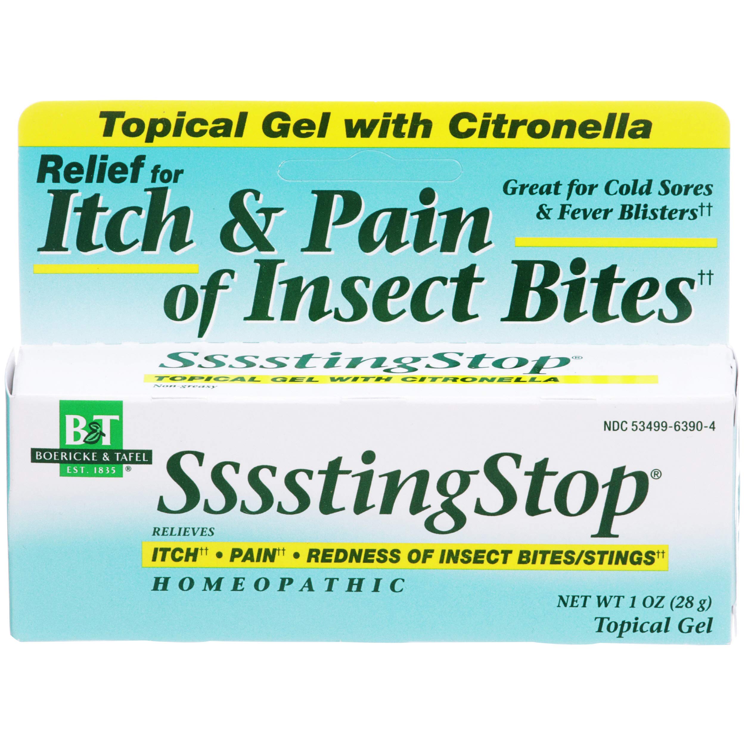 Gel Boericke & Tafel Sssstingstop Gel Tópico Nature's Way - Venta Internacional.