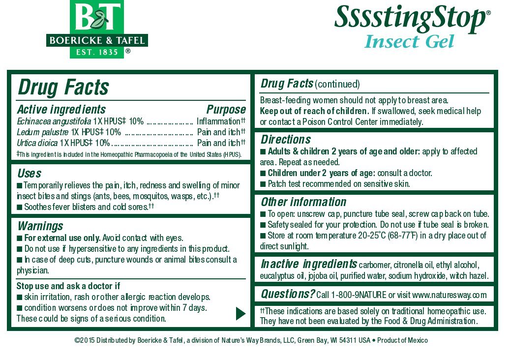Foto 3 pulgar | Gel Boericke & Tafel Sssstingstop Gel Tópico Nature's Way - Venta Internacional.