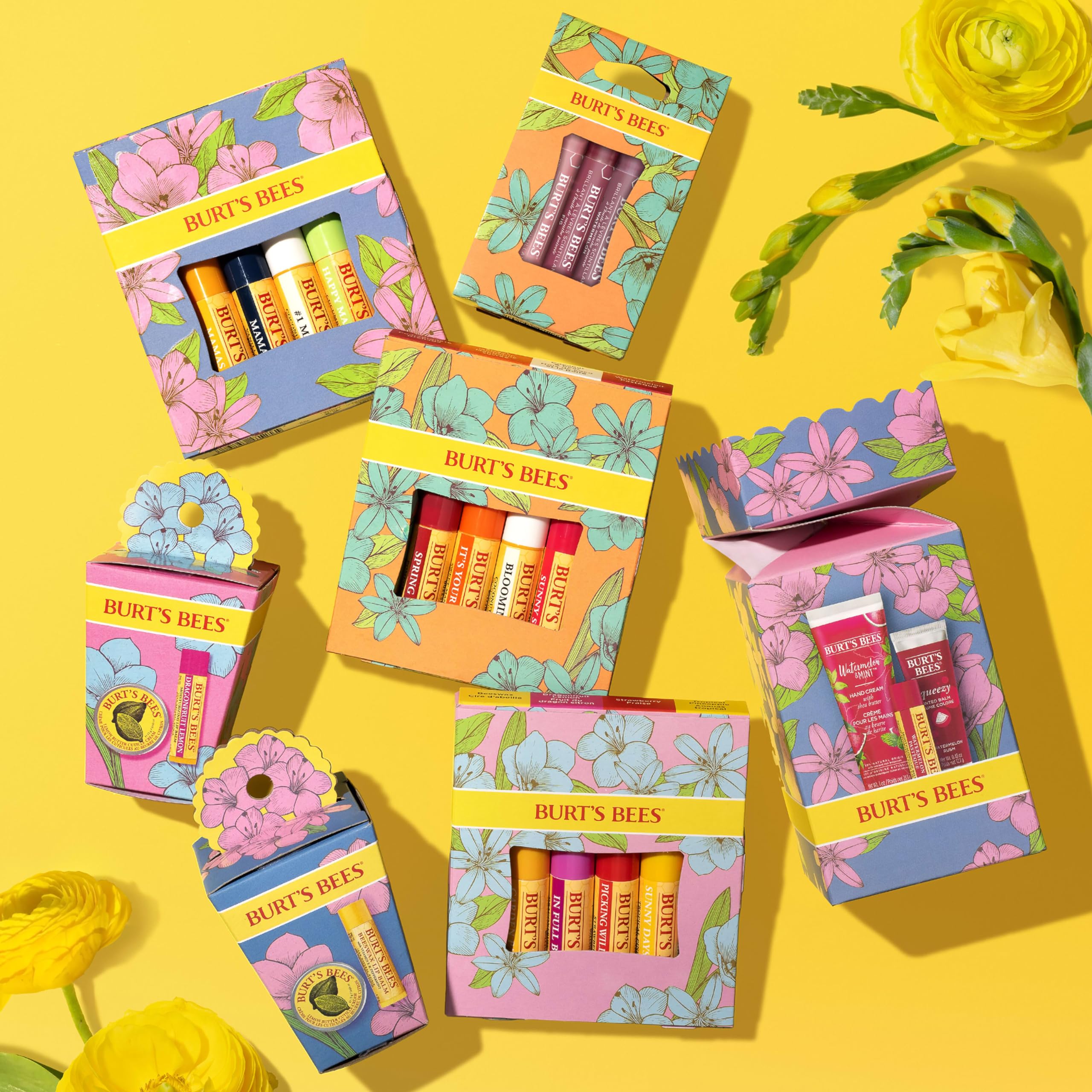 Foto 7 | Set De Bálsamo Labial Burt's Bees Just Picked Pomegranate Sandía - Venta Internacional.