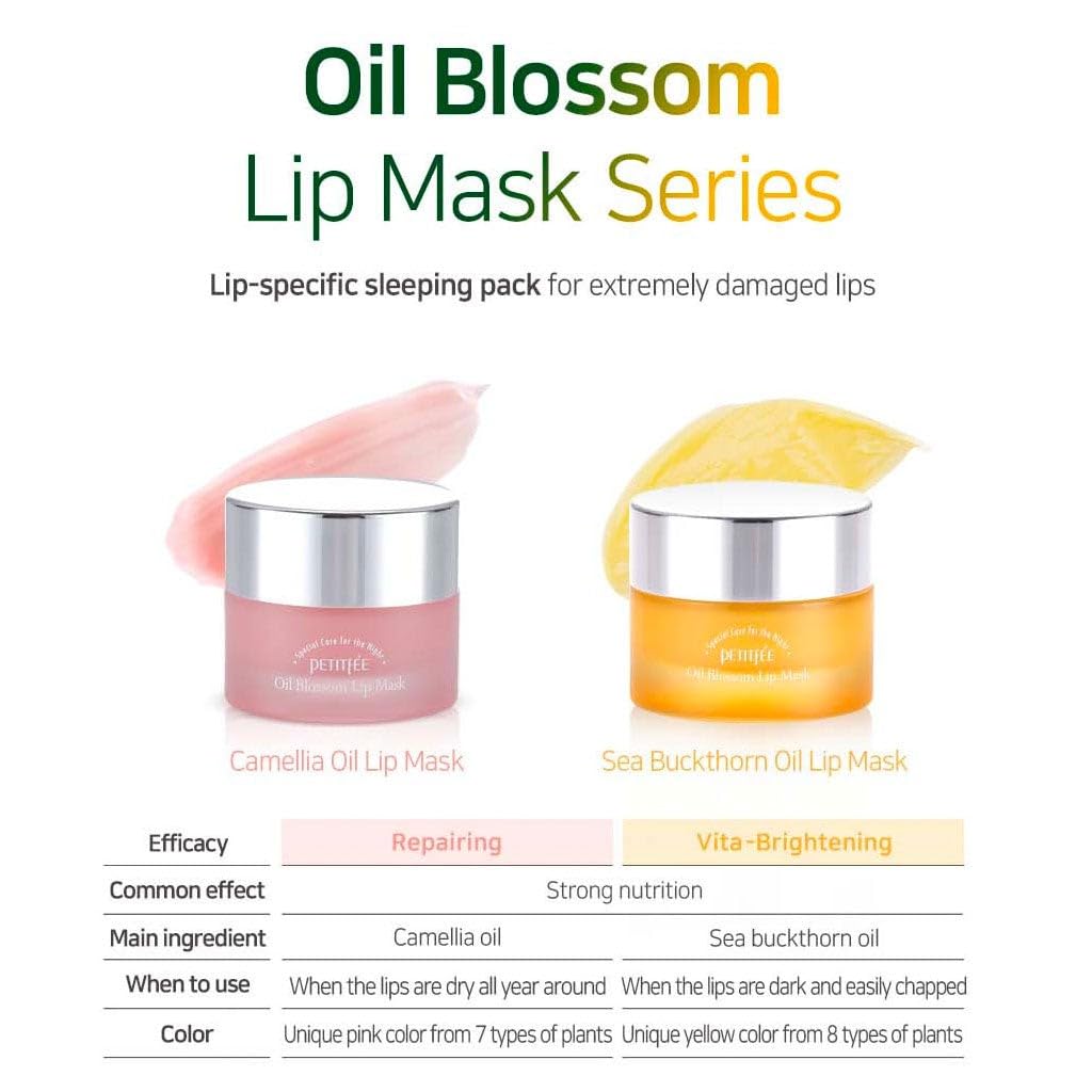 Foto 3 pulgar | Mascarilla Labial Petitfee Oil Blossom Camelia Seed Oil 15 Ml - Venta Internacional.