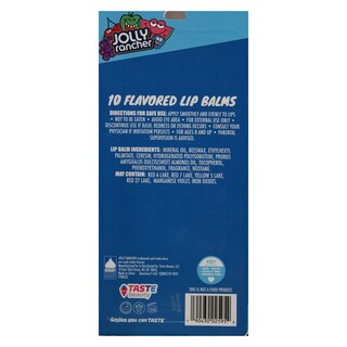 Foto 2 | Paquete De Bálsamo Labial Para Fiestas Taste Beauty Jolly Rancher 10 Unidades 3 5 Ml - Venta Internacional.