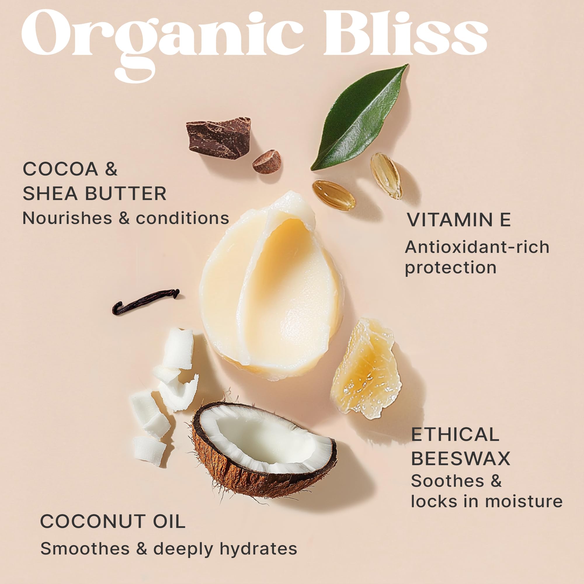 Foto 5 | Bálsamo Labial Beauty By Earth Organic Beeswax Vanilla - Venta Internacional.