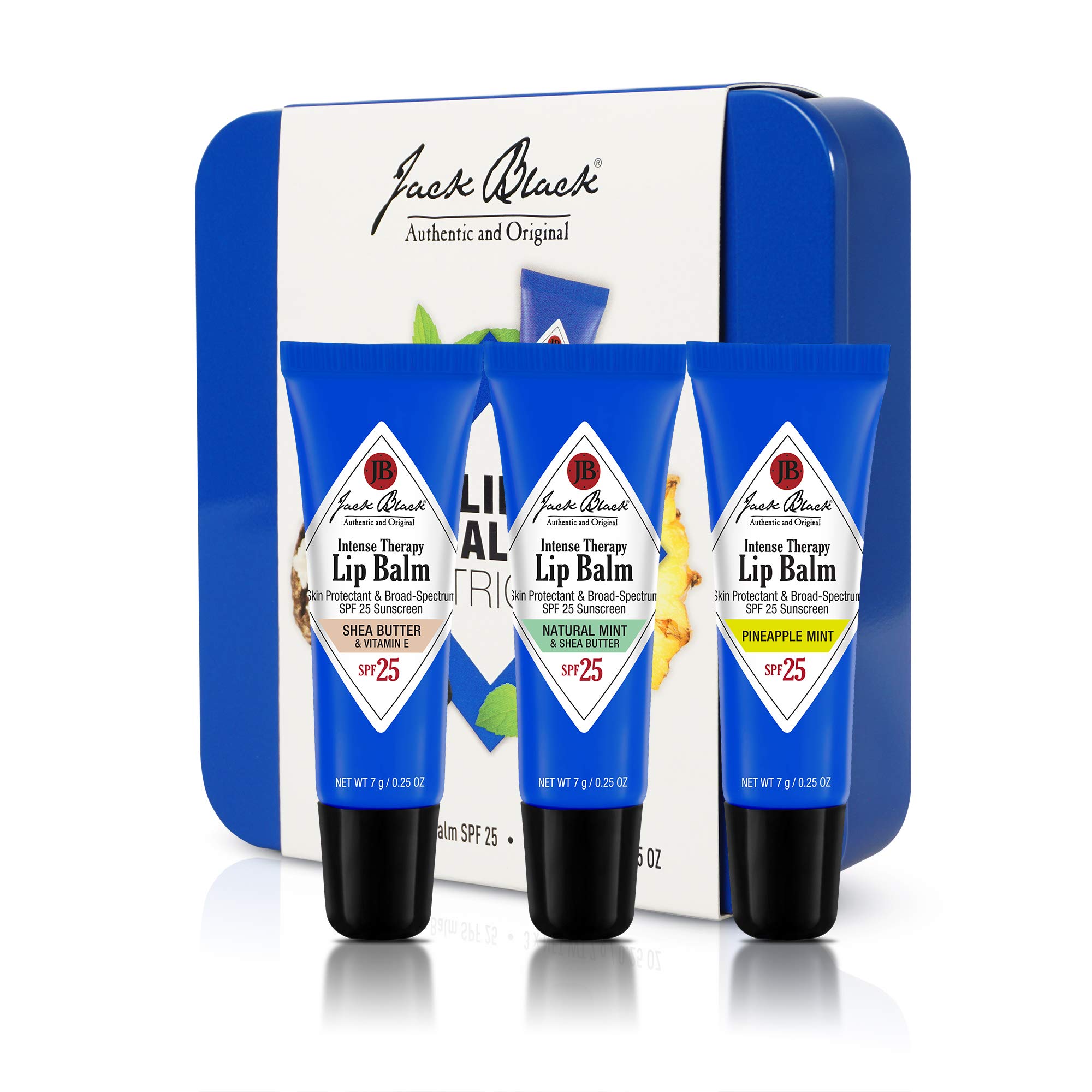 Foto 2 pulgar | Bálsamo Labial Jack Black Intense Therapy Trio Spf 25 7 Ml X3 - Venta Internacional.
