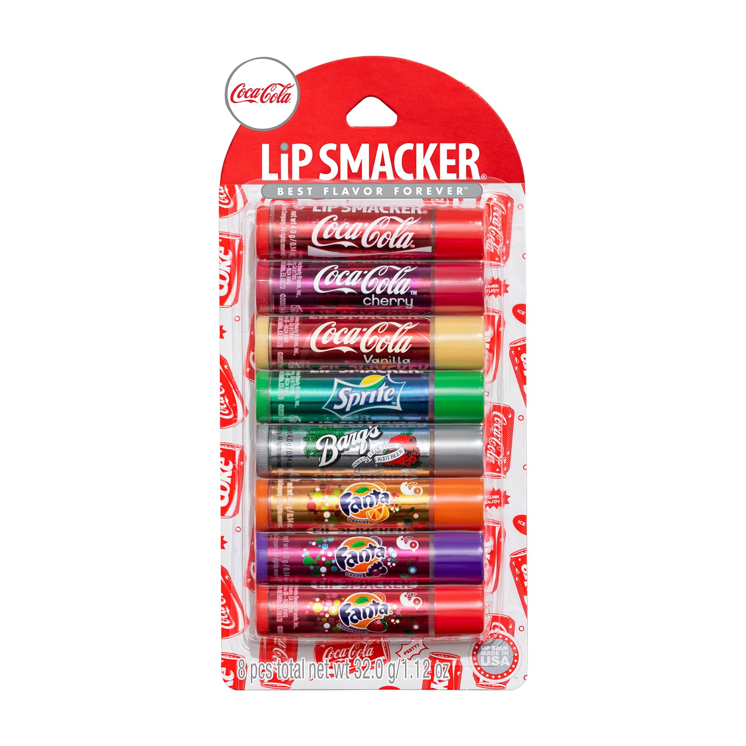 Bálsamo Labial Lip Smacker Con Sabor A Coca-cola  8 Unidades - Venta Internacional.