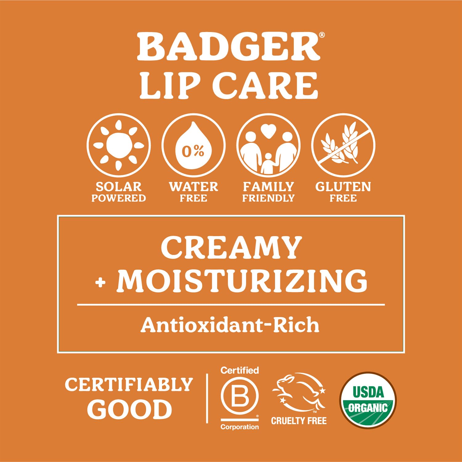 Foto 6 | Set De Bálsamo Labial Badger  Manteca De Cacao Orgánica De Comercio Justo  Paquete De 4 - Venta Internacional.